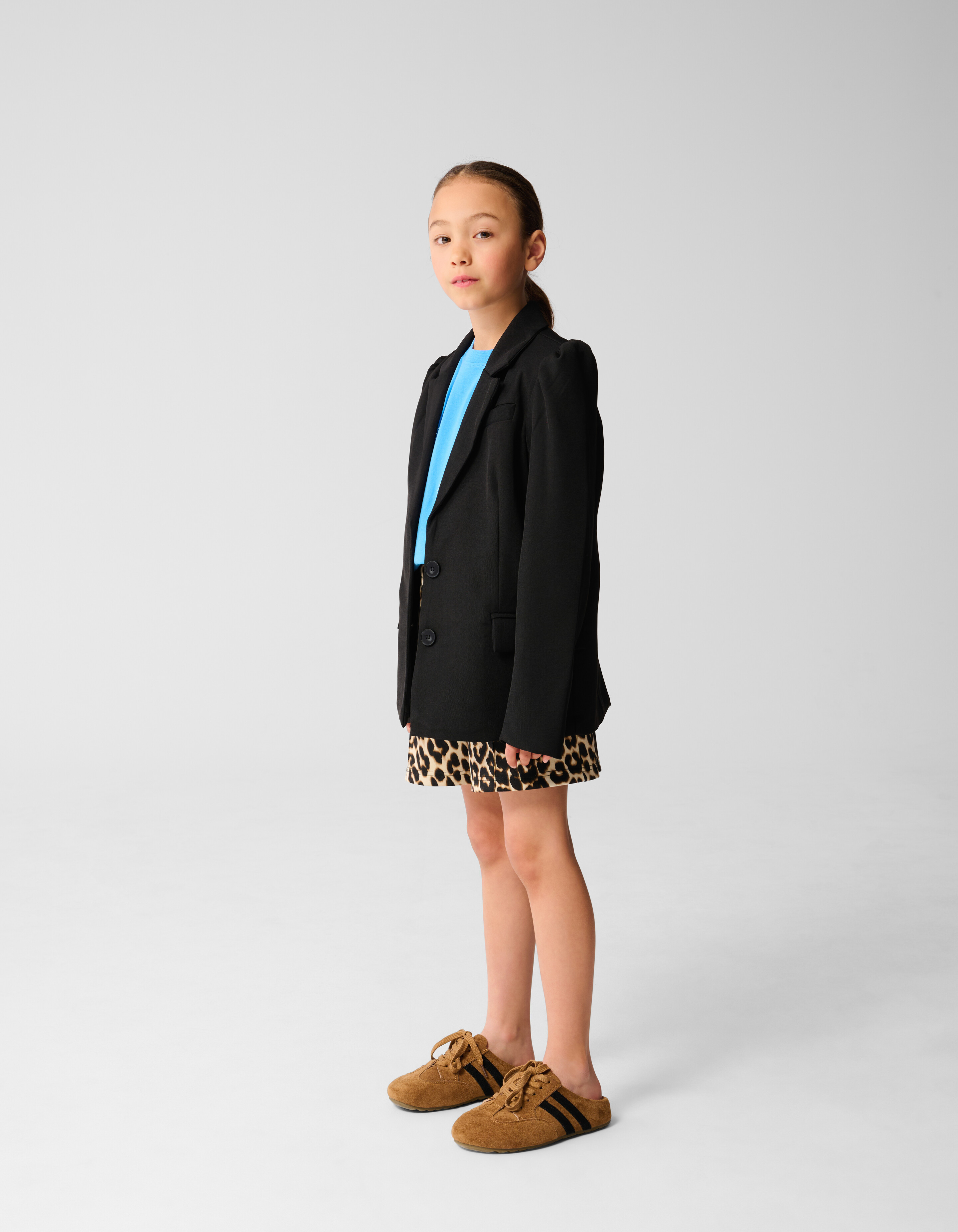 Blazer mit Puffärmeln Schwarz SHOEBY GIRLS