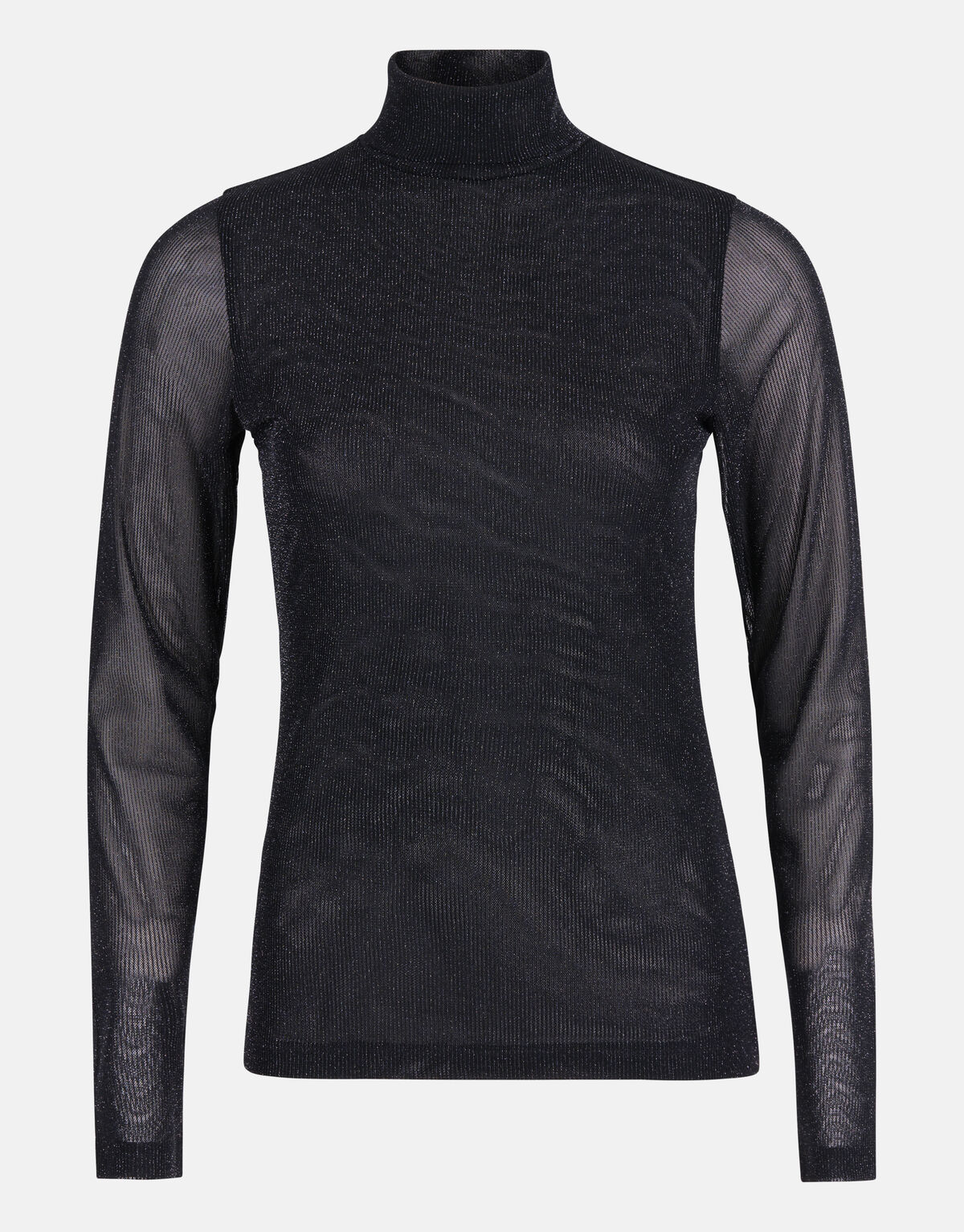 Lurex Mesh Top Schwarz SHOEBY WOMEN