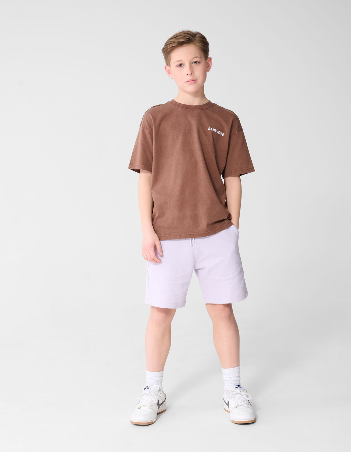 Same Wave Artwork T-Shirt Braun SHOEBY BOYS