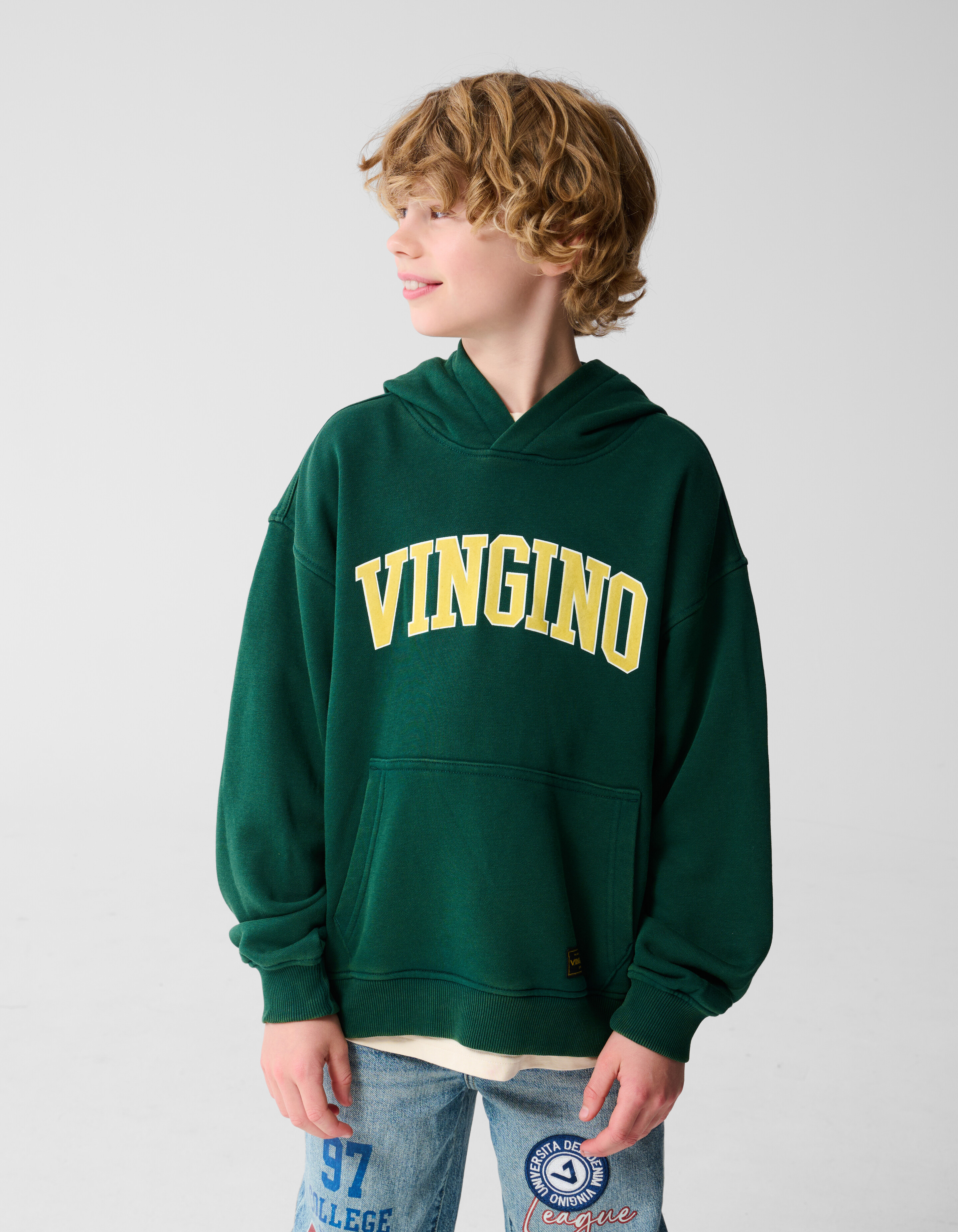 Hoodie Dunkelgrün von Vingino SHOEBY BOYS
