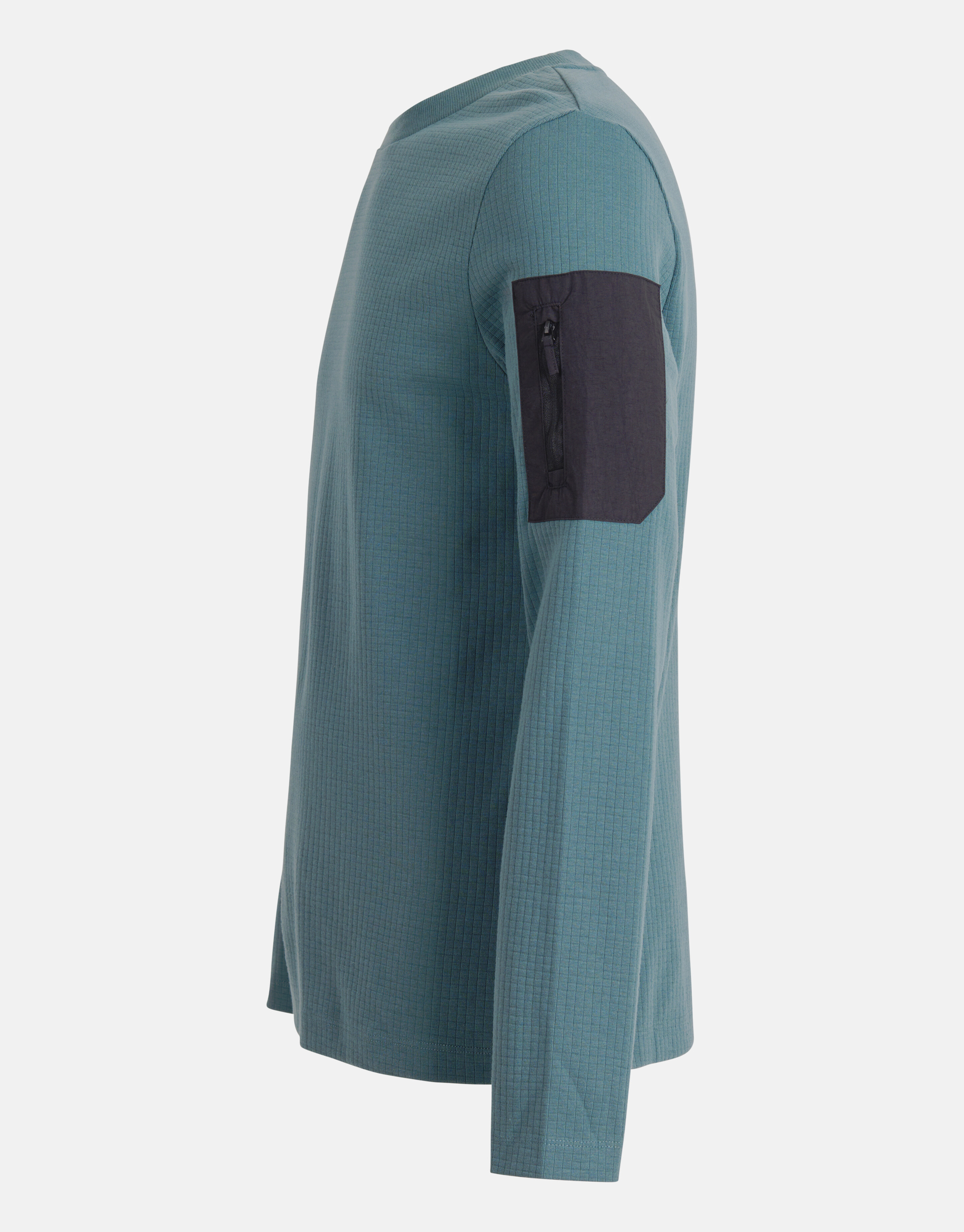 Jersey Textur Longsleeve Blau SHOEBY MEN