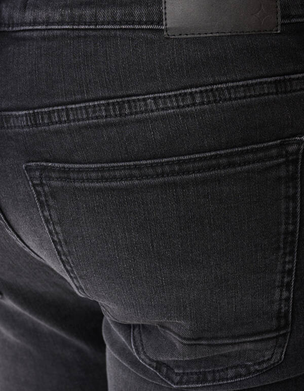 Slim Fit Jeans Gewaschen Schwarz L34 SHOEBY MEN