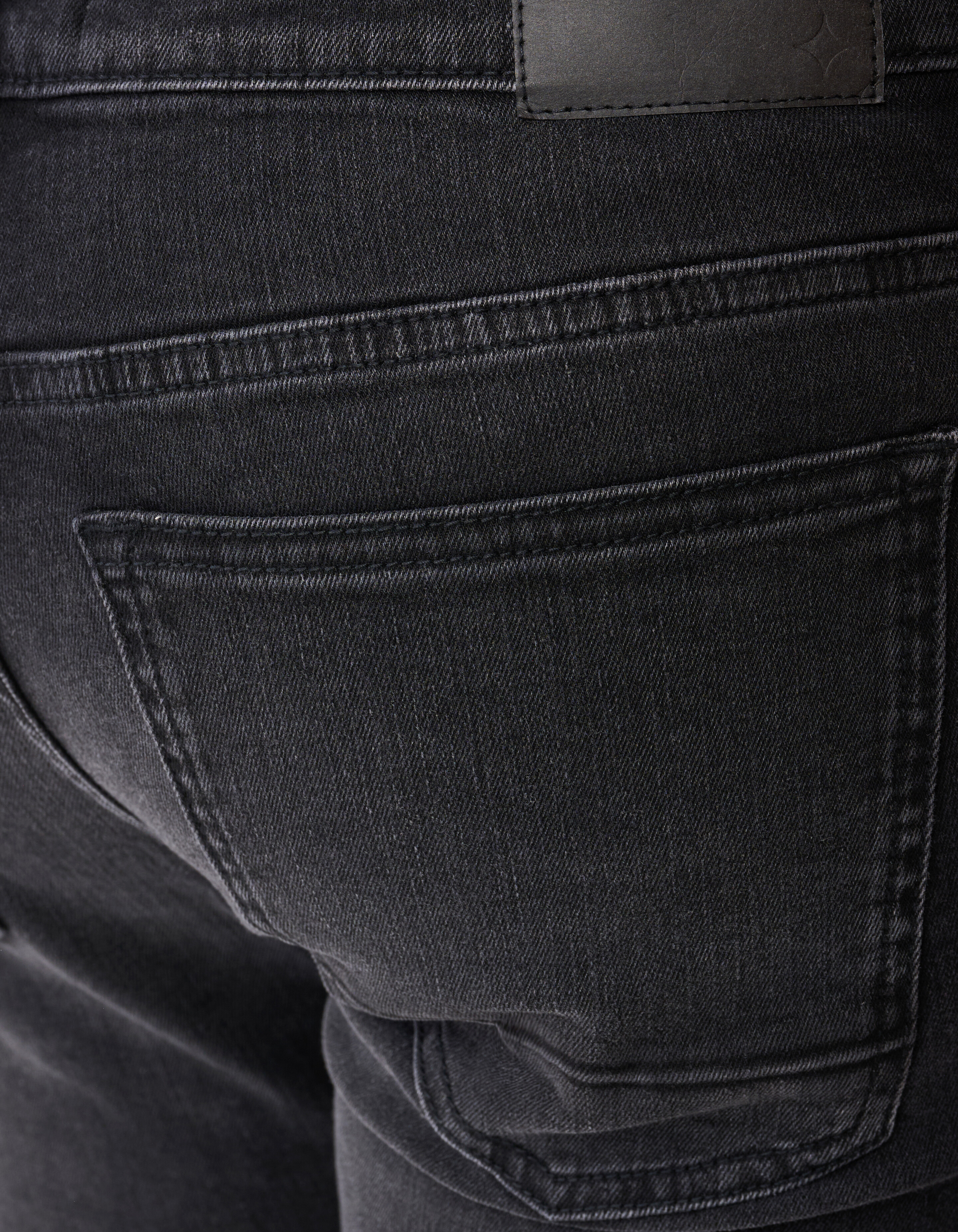 Slim Fit Jeans Gewaschen Schwarz L34 SHOEBY MEN