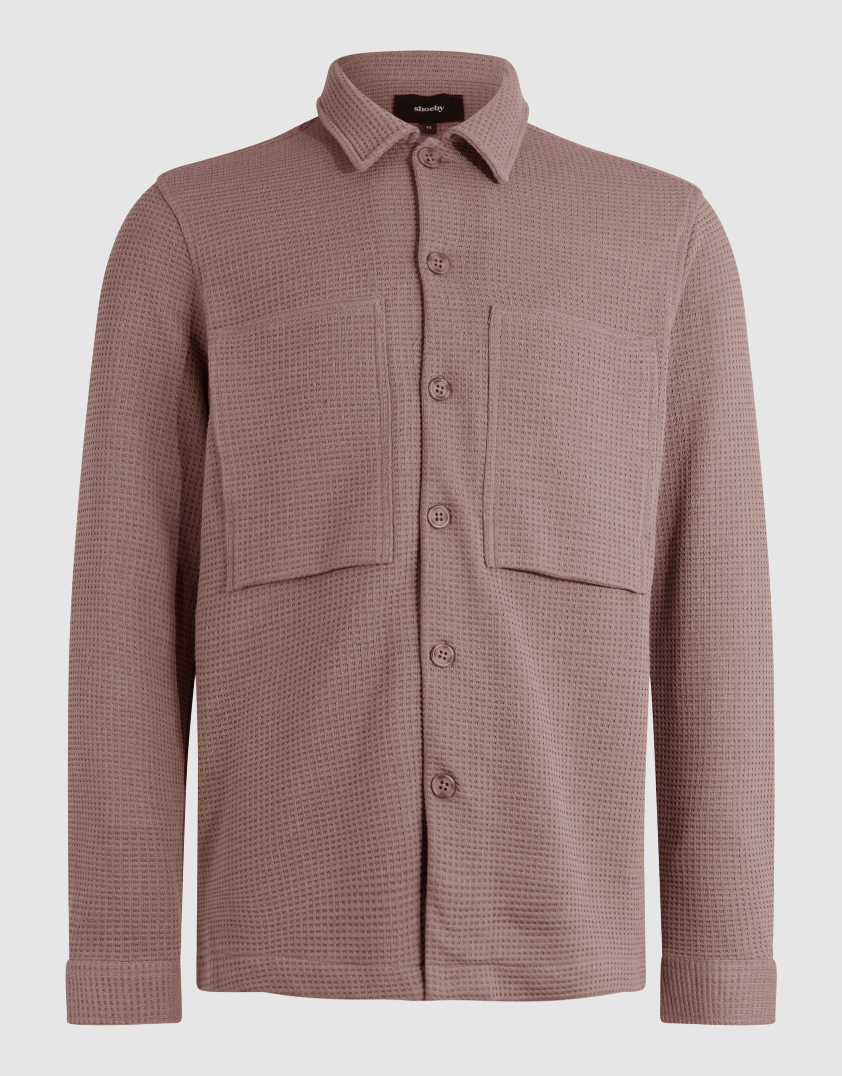 Waffle Overshirt Hellbraun SHOEBY MEN