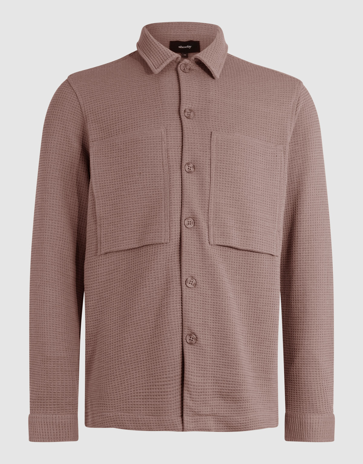 Waffle Overshirt Hellbraun SHOEBY MEN