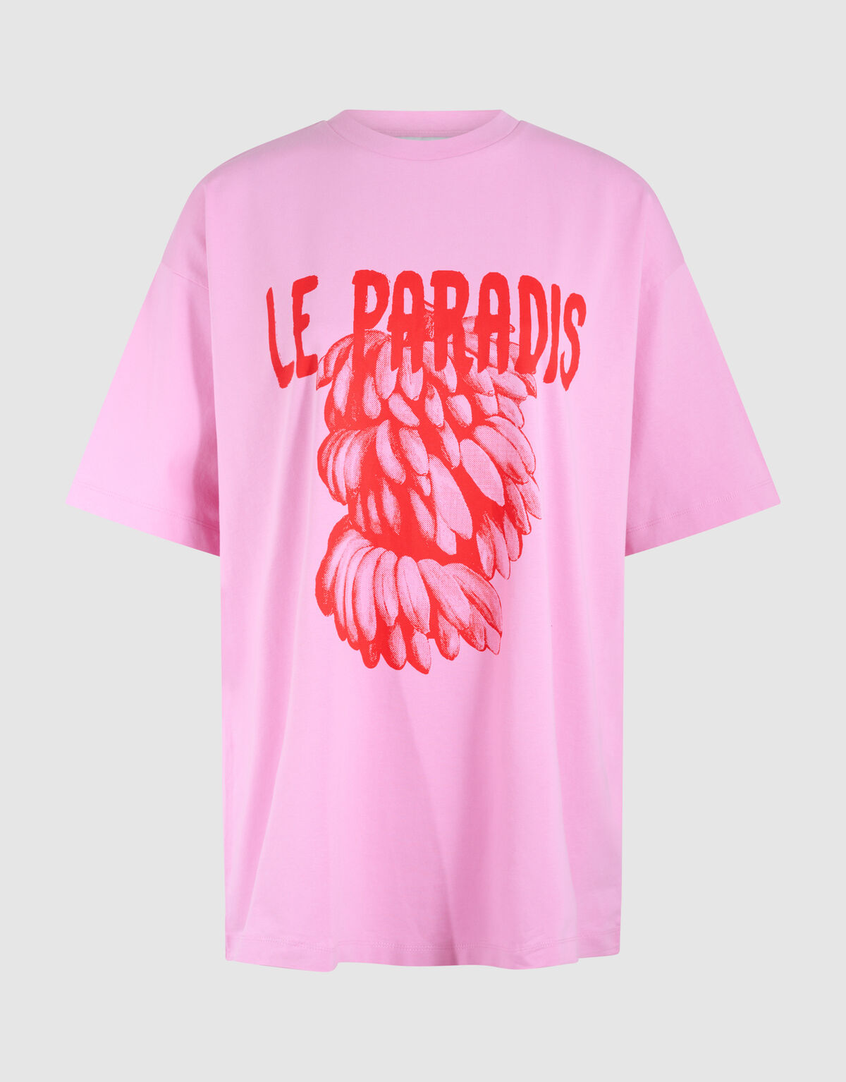 Übergroßes Kunstwerk-T-Shirt Rosa von Lizzy SHOEBY WOMEN