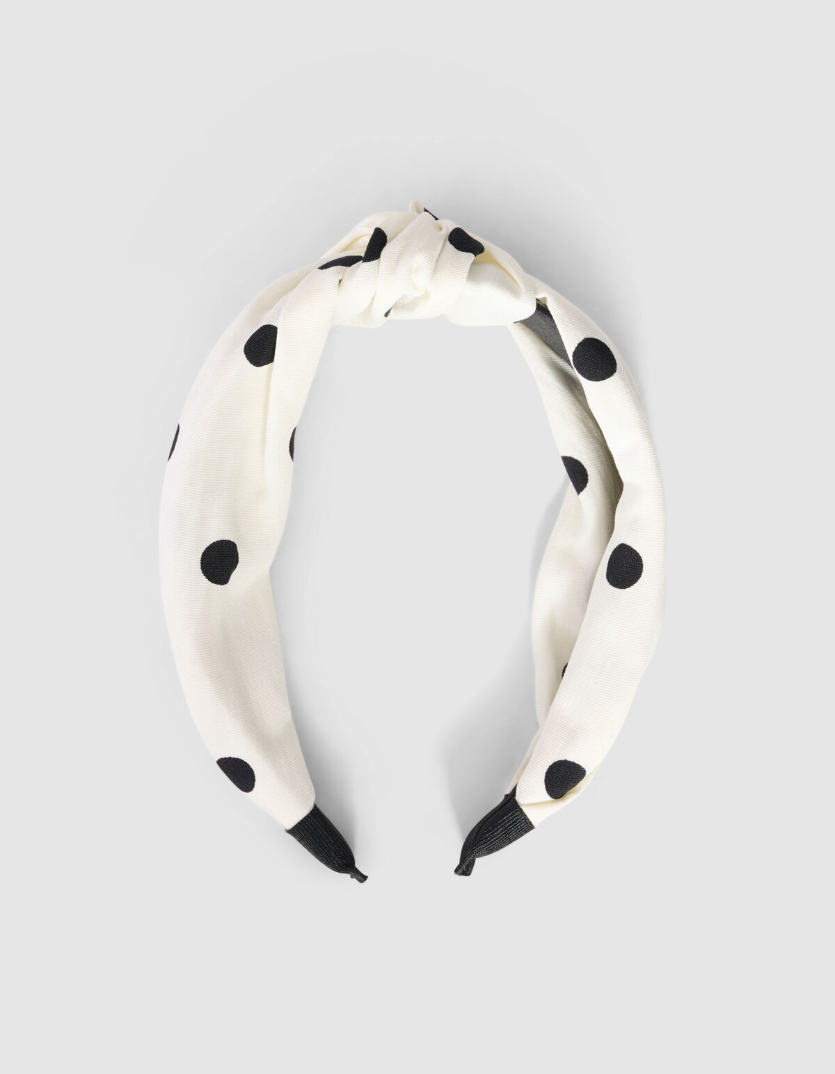Polkadot Knot Haarband Schwarz/Wei&szlig; SHOEBY ACCESSOIRES