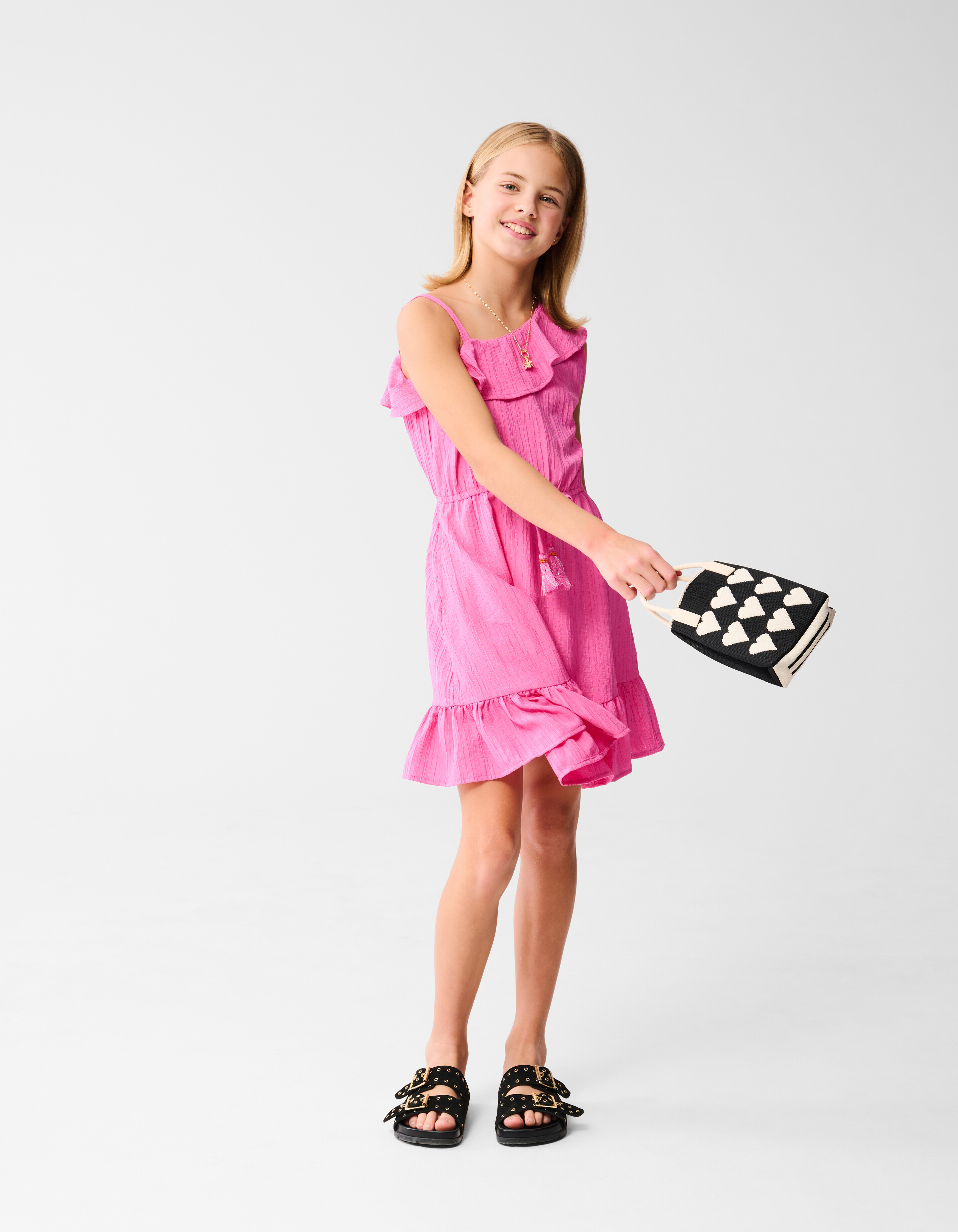 Ein-Schulter-Kleid Rosa SHOEBY GIRLS