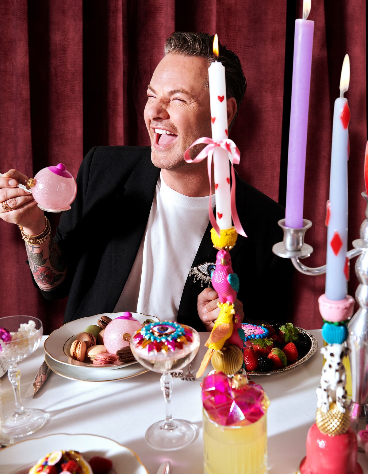 Blumenauge Kerstbal Multicolor By Fred SHOEBY ACCESSOIRES