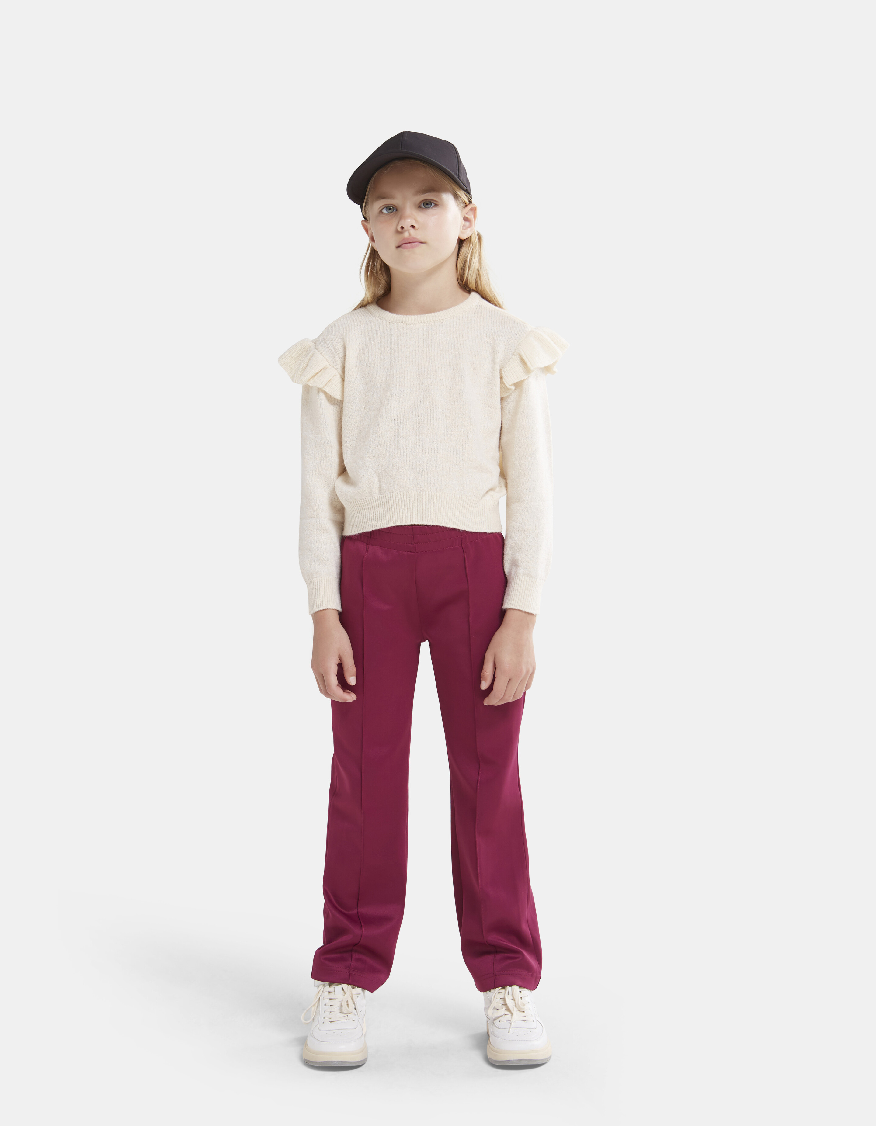 Schulter-Rüschen-Pullover SHOEBY GIRLS