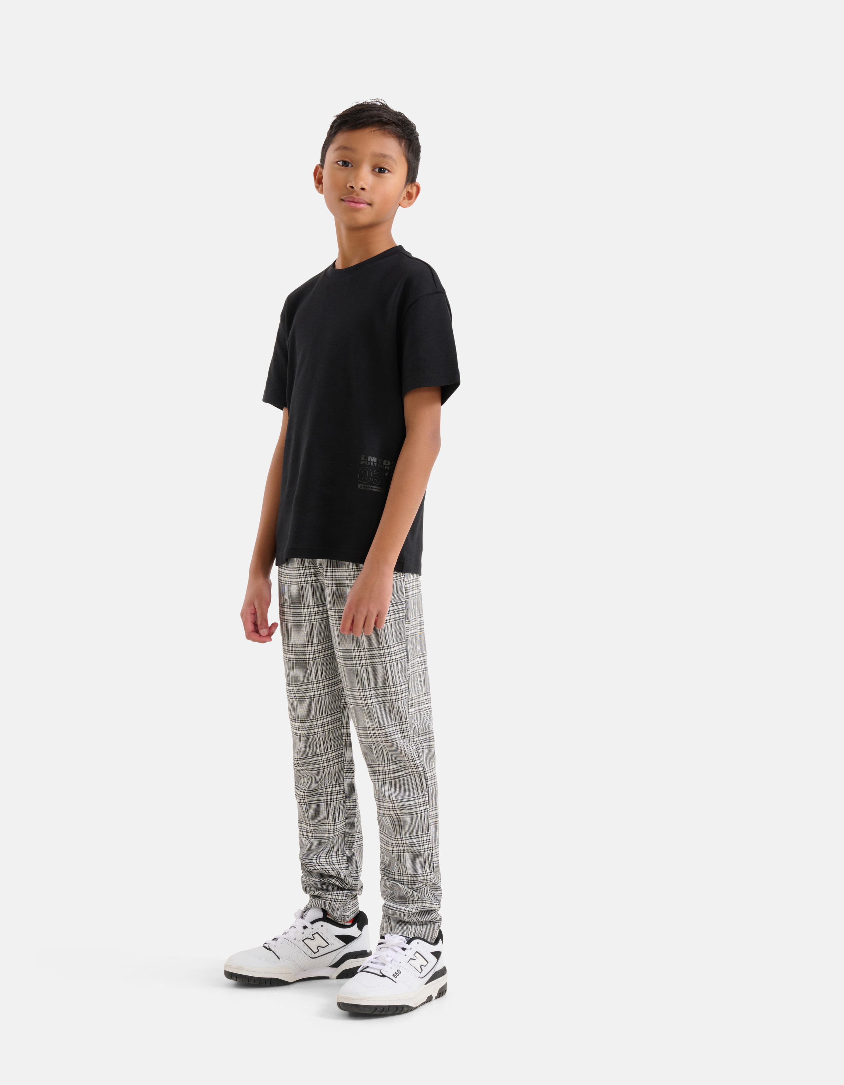 Karo-Hose Grau SHOEBY BOYS