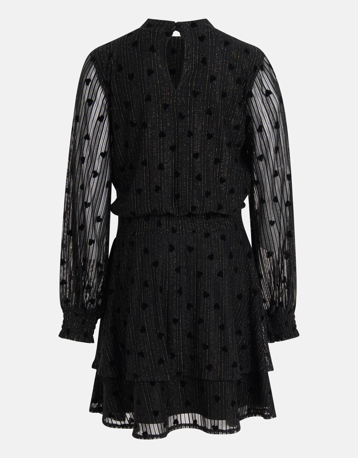 Mesh-Kleid Schwarz SHOEBY GIRLS