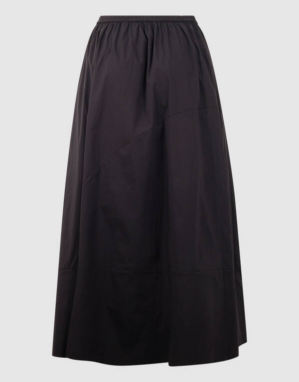 Popeline Maxi Rock Schwarz SHOEBY WOMEN