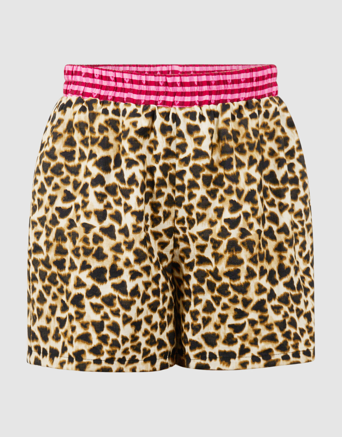 Mix Leopard Shorts Hellbraun SHOEBY GIRLS