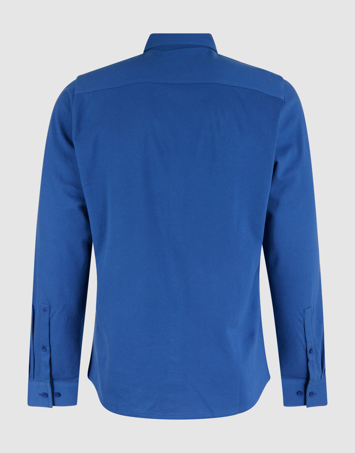 Piqué-Hemd Blau SHOEBY MEN