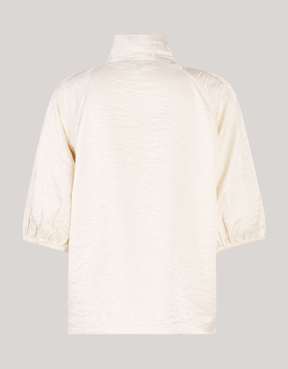 Glänzende Bluse Off White SHOEBY WOMEN