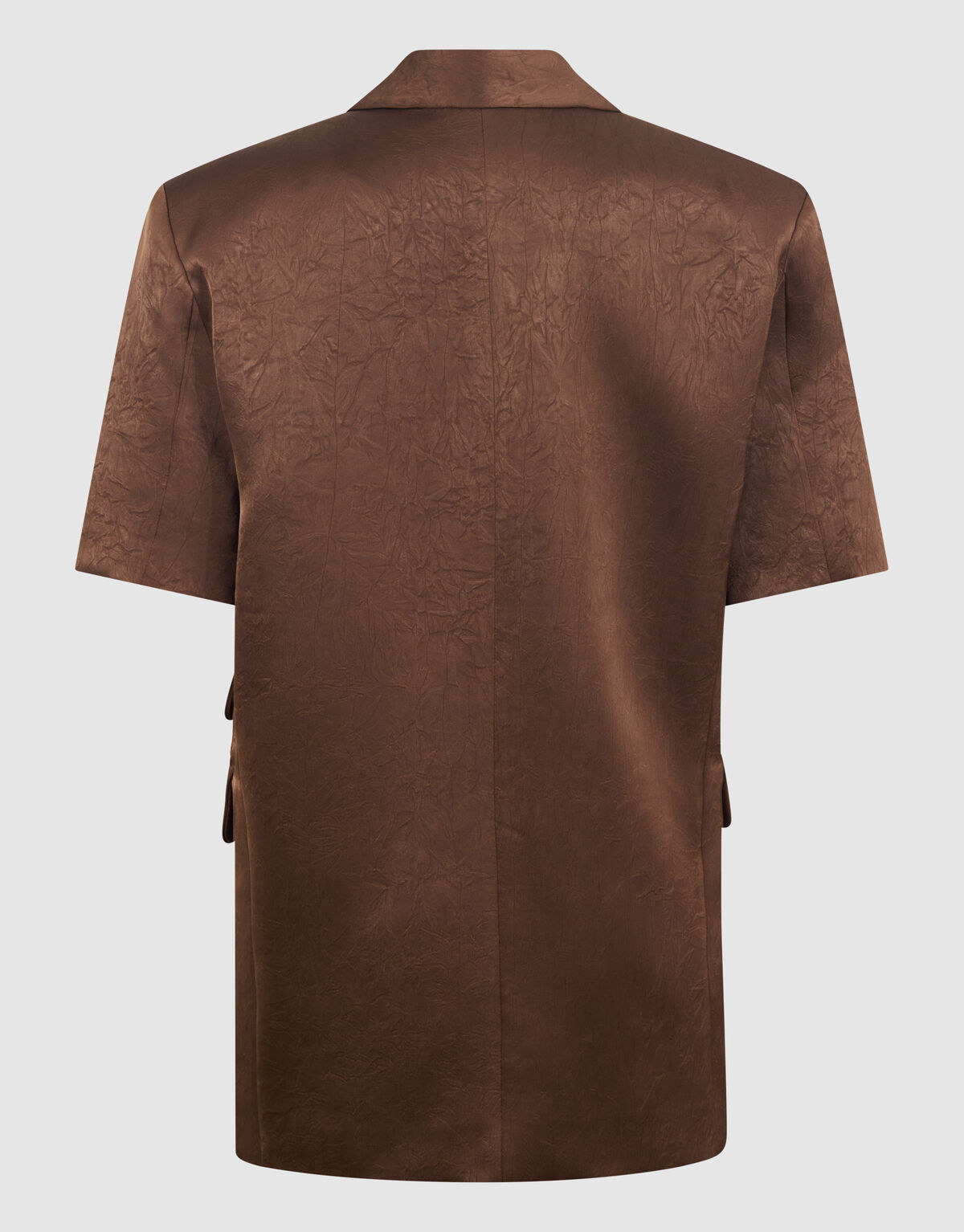 Kurz&auml;rmeliger Blazer Dunkelbraun SHOEBY WOMEN