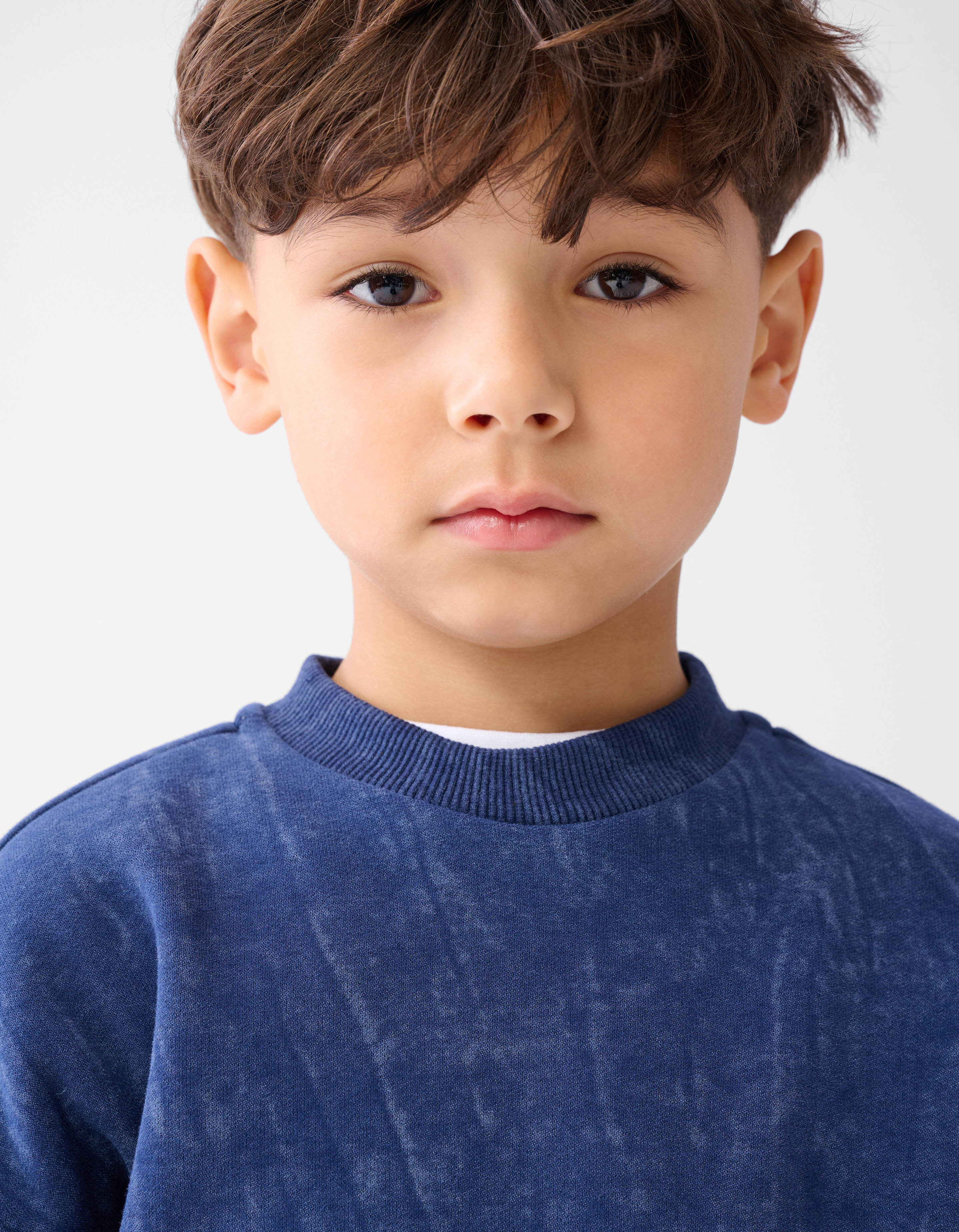 Bedruckter Pullover Dunkelblau SHOEBY BOYS