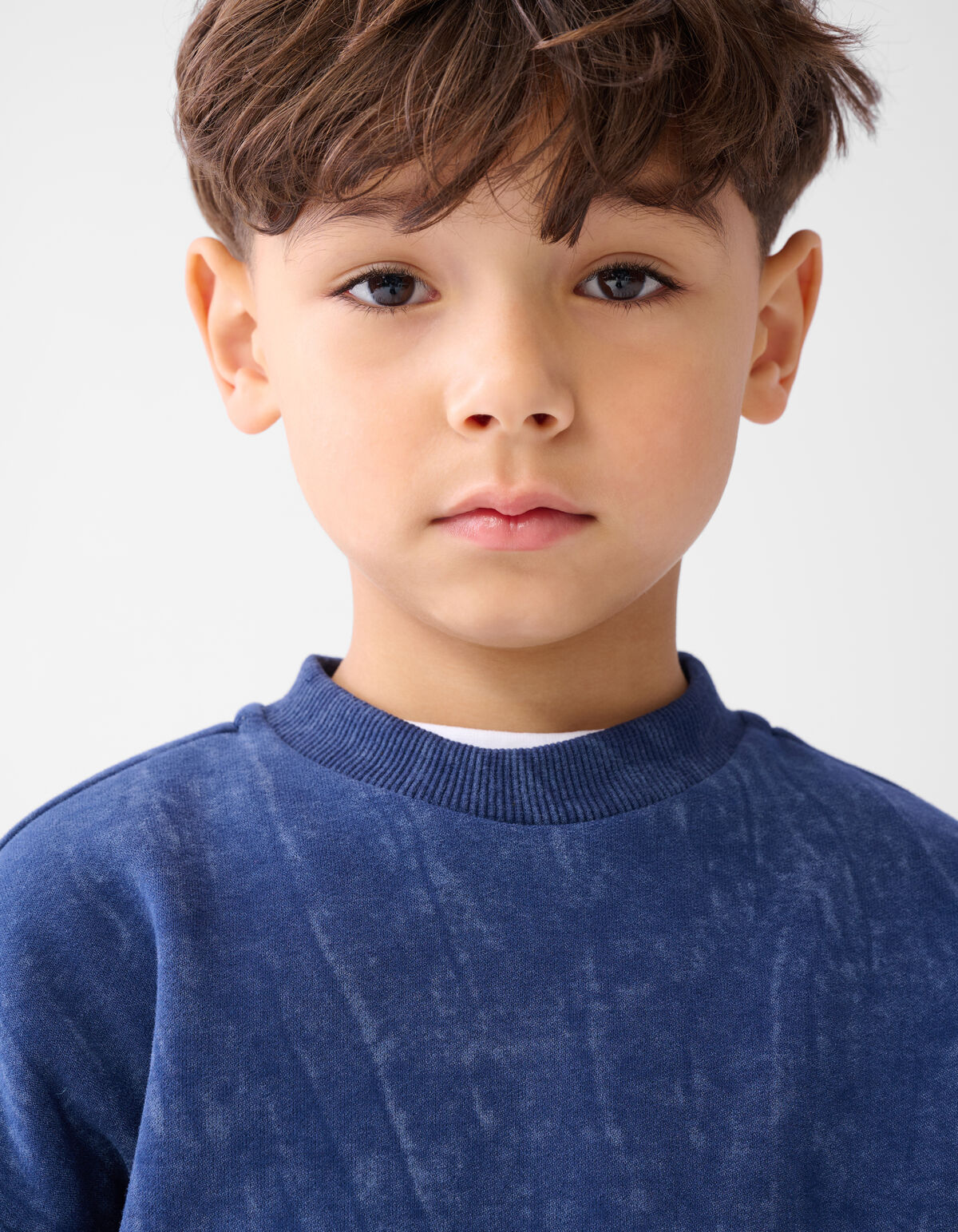 Bedruckter Pullover Dunkelblau SHOEBY BOYS