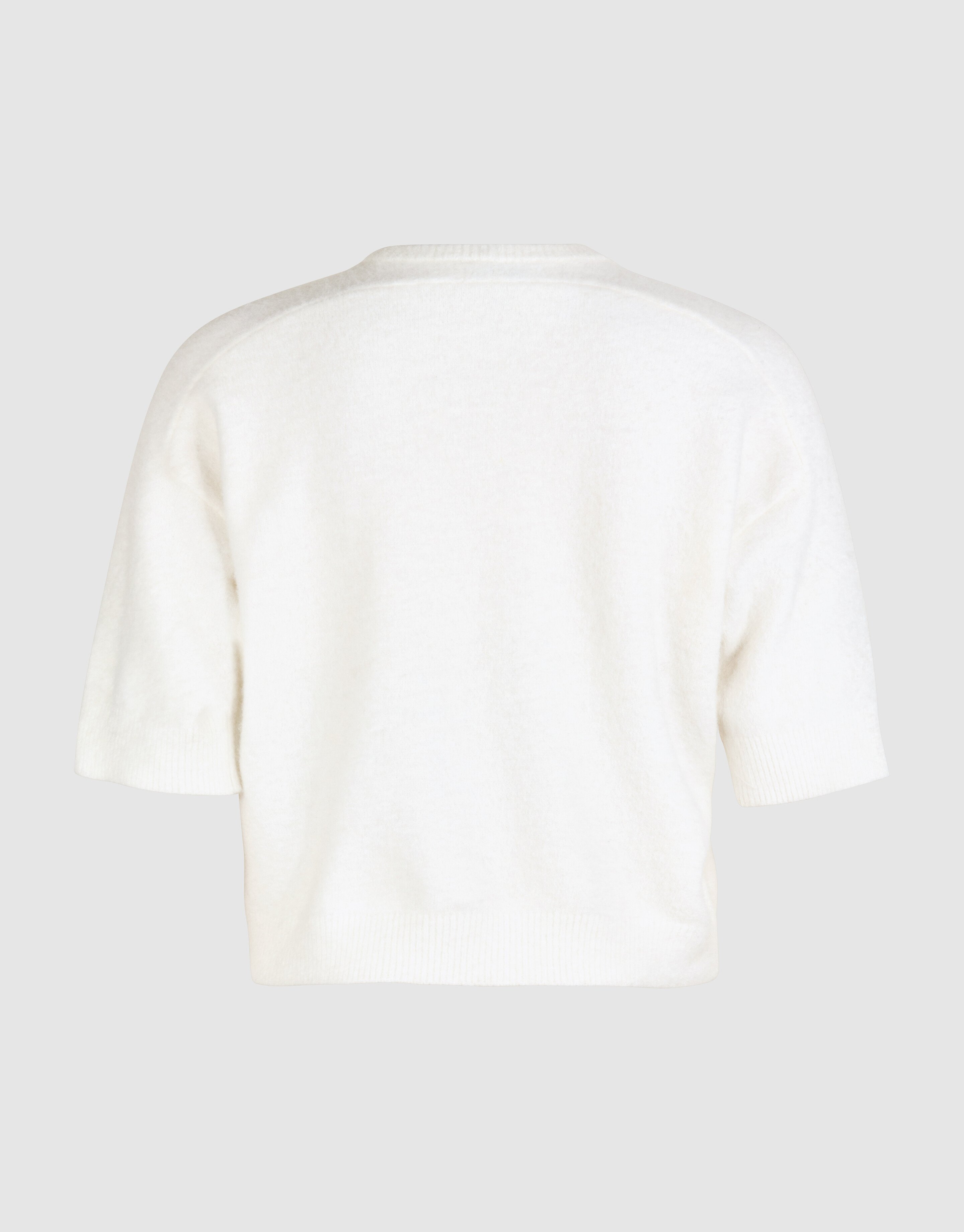 Kurzärmliges Stricktop Off White von Mieke SHOEBY WOMEN