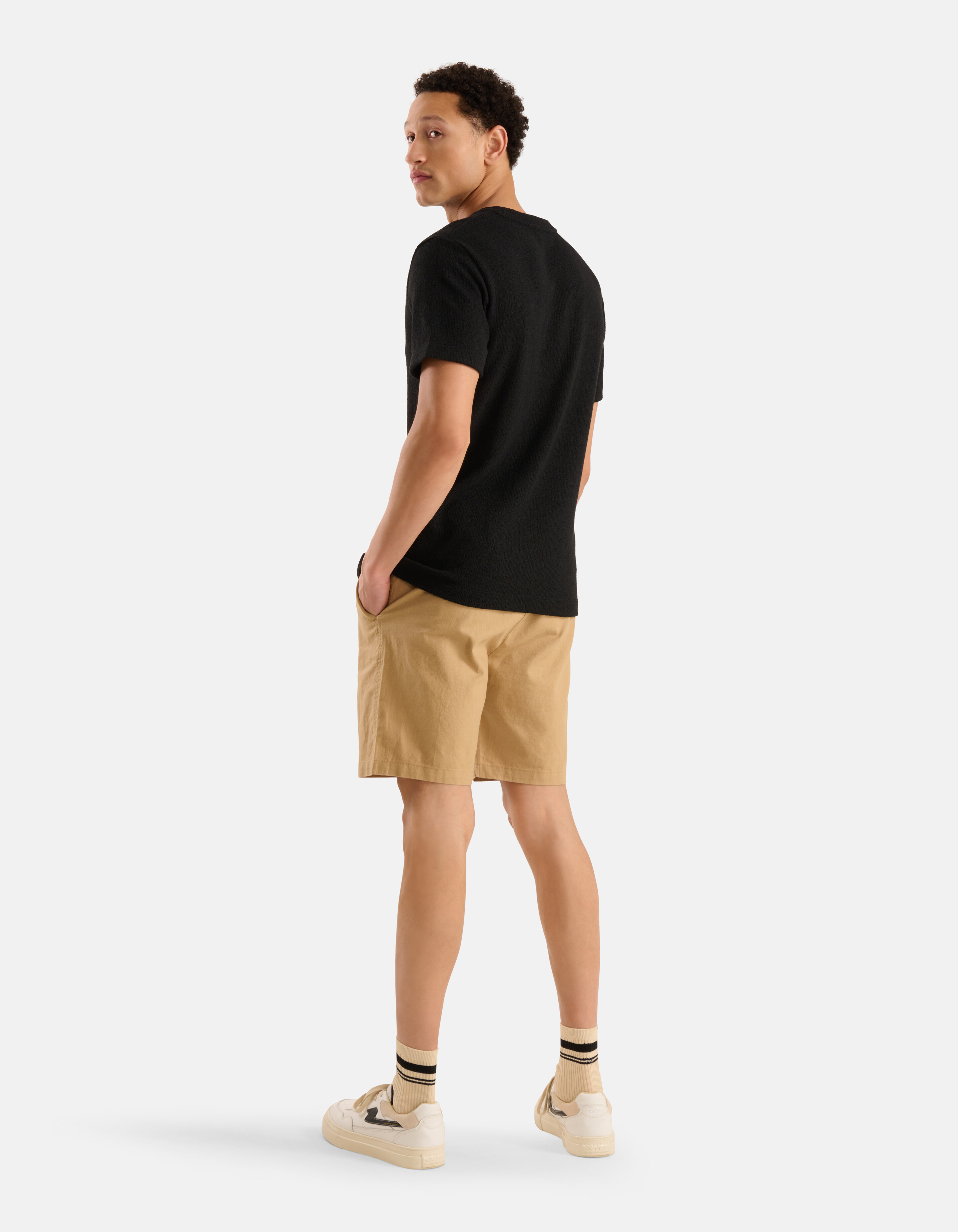 Boucle-T-Shirt Schwarz SHOEBY MEN