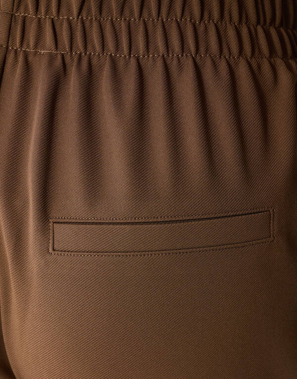 Basis Wide-Leg-Hose Braun SHOEBY WOMEN