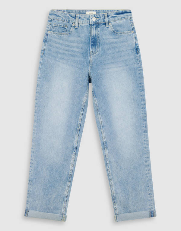 Tapered Fit Jeans Blau SHOEBY WOMEN
