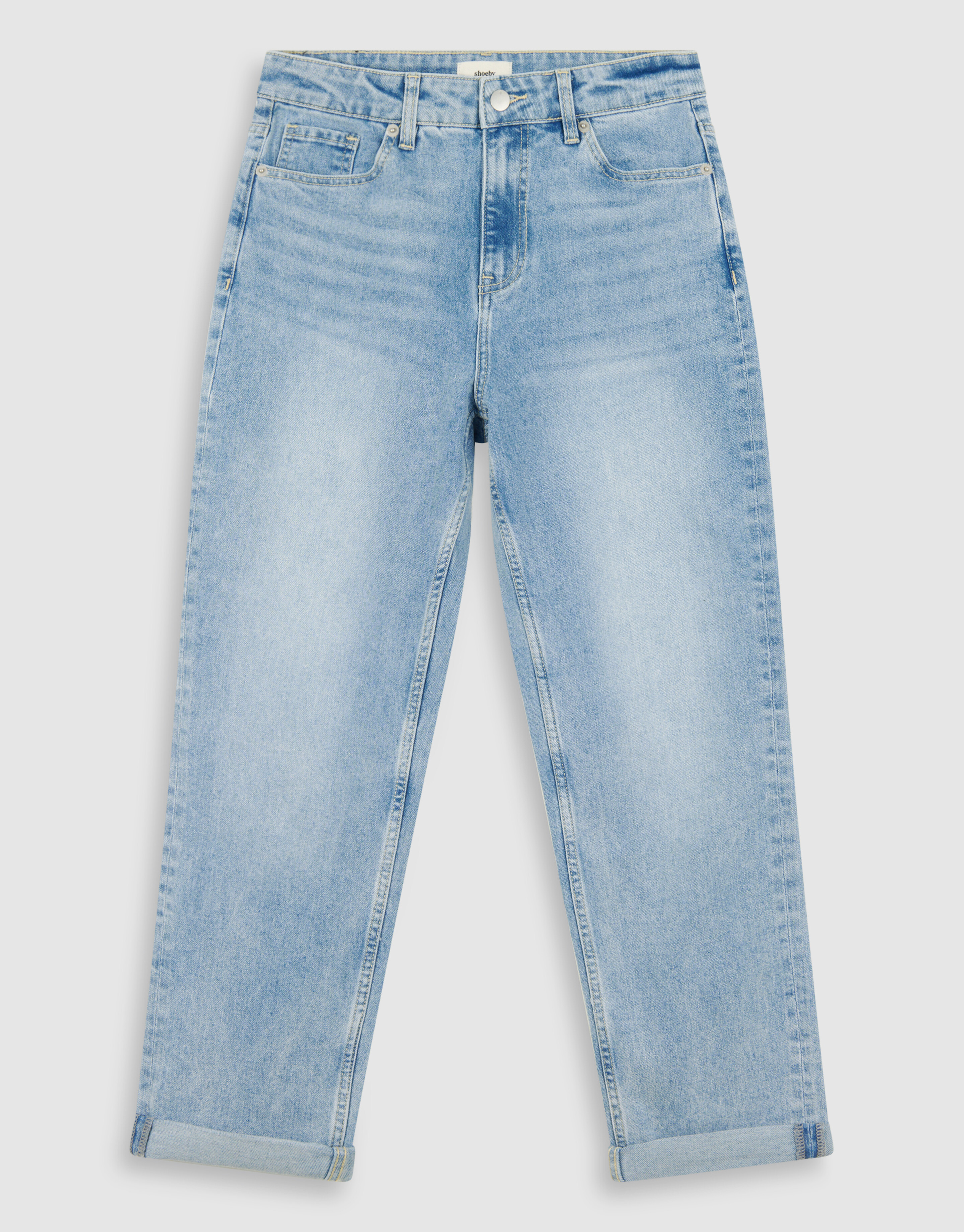 Tapered Fit Jeans Blau SHOEBY WOMEN