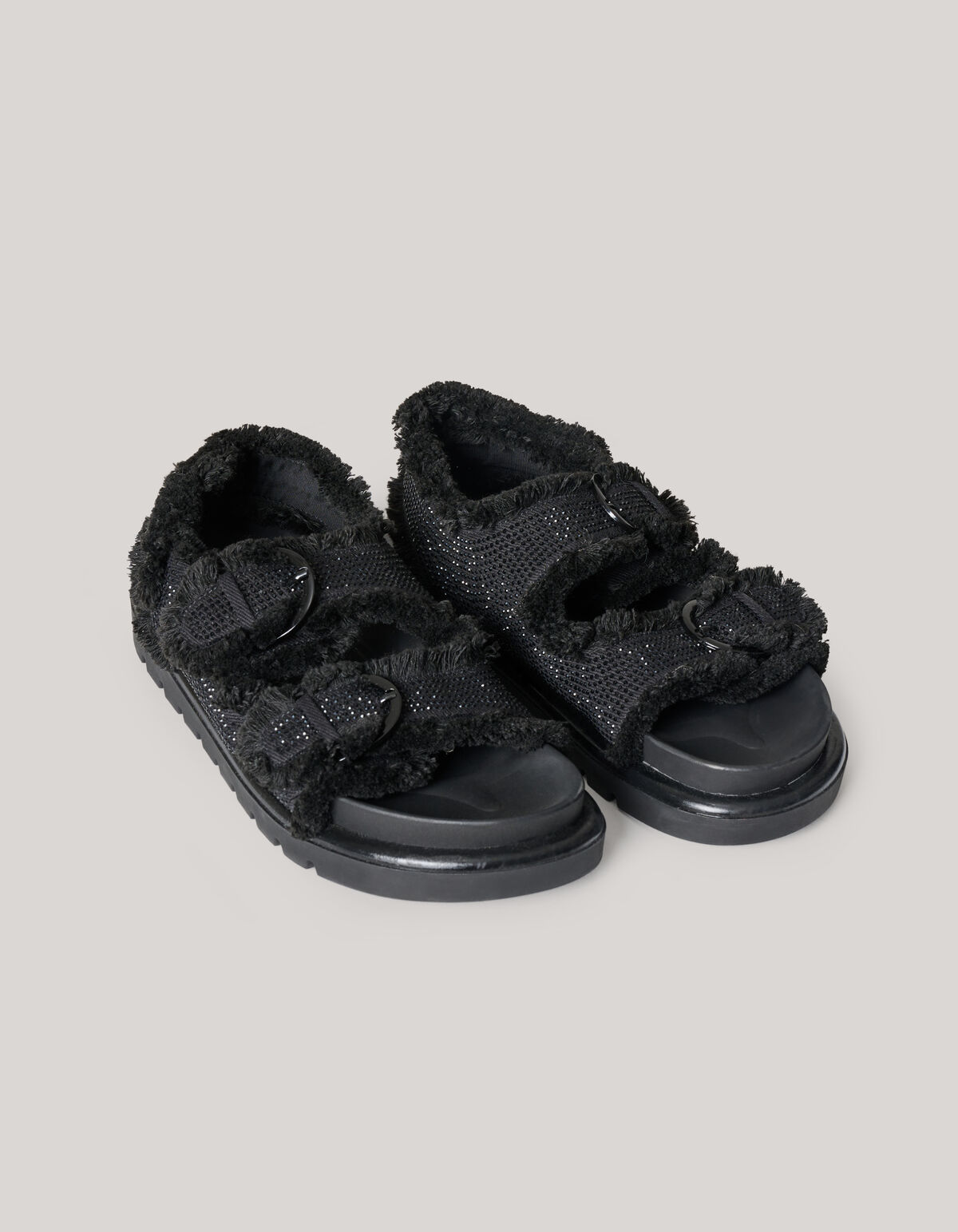 Strass-Sandalen Schwarz SHOEBY SHOES