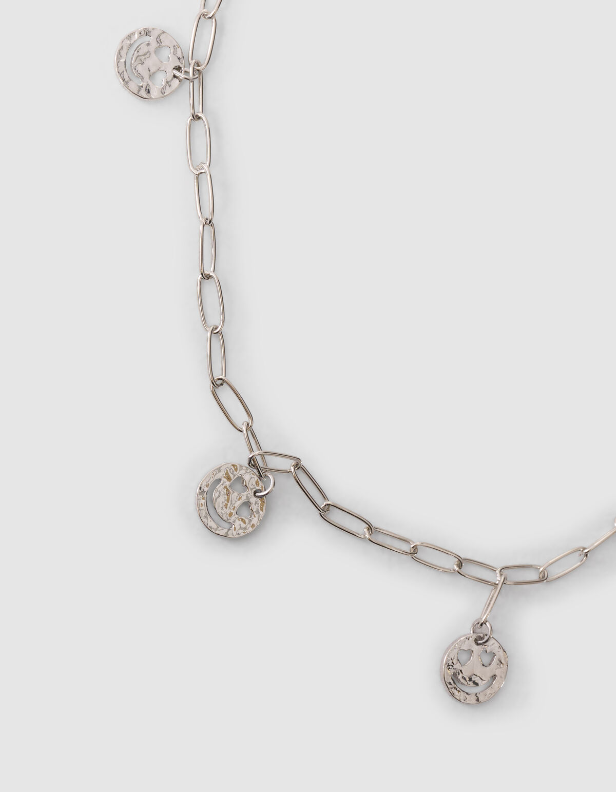 Smiley Halskette Silber SHOEBY ACCESSOIRES