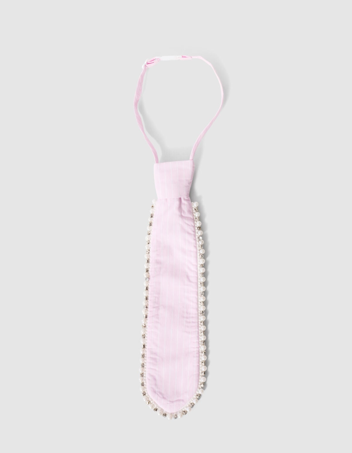 Verzierte Krawatte Mit Nadelstreifen Rosa SHOEBY ACCESSOIRES