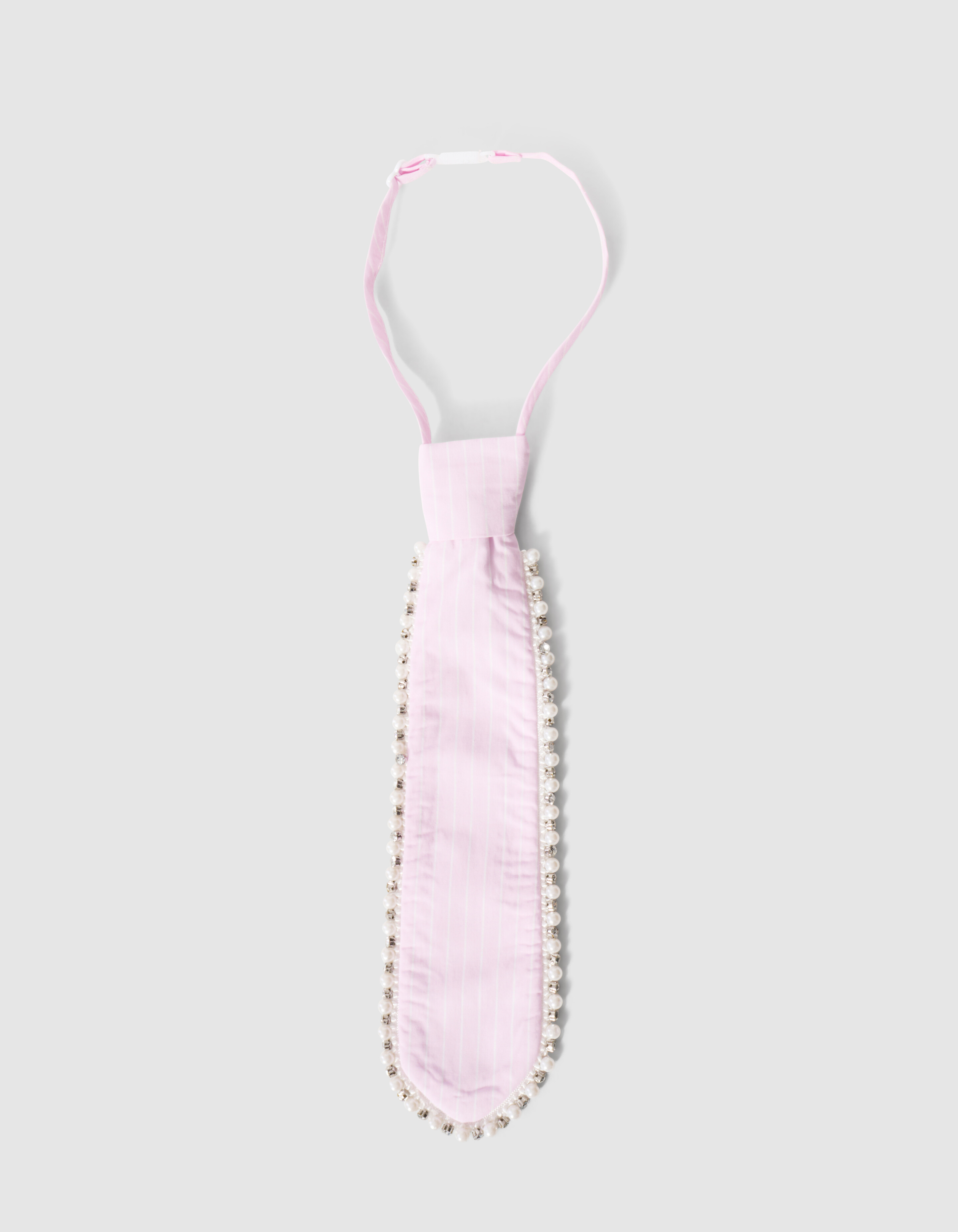 Verzierte Krawatte Mit Nadelstreifen Rosa SHOEBY ACCESSOIRES