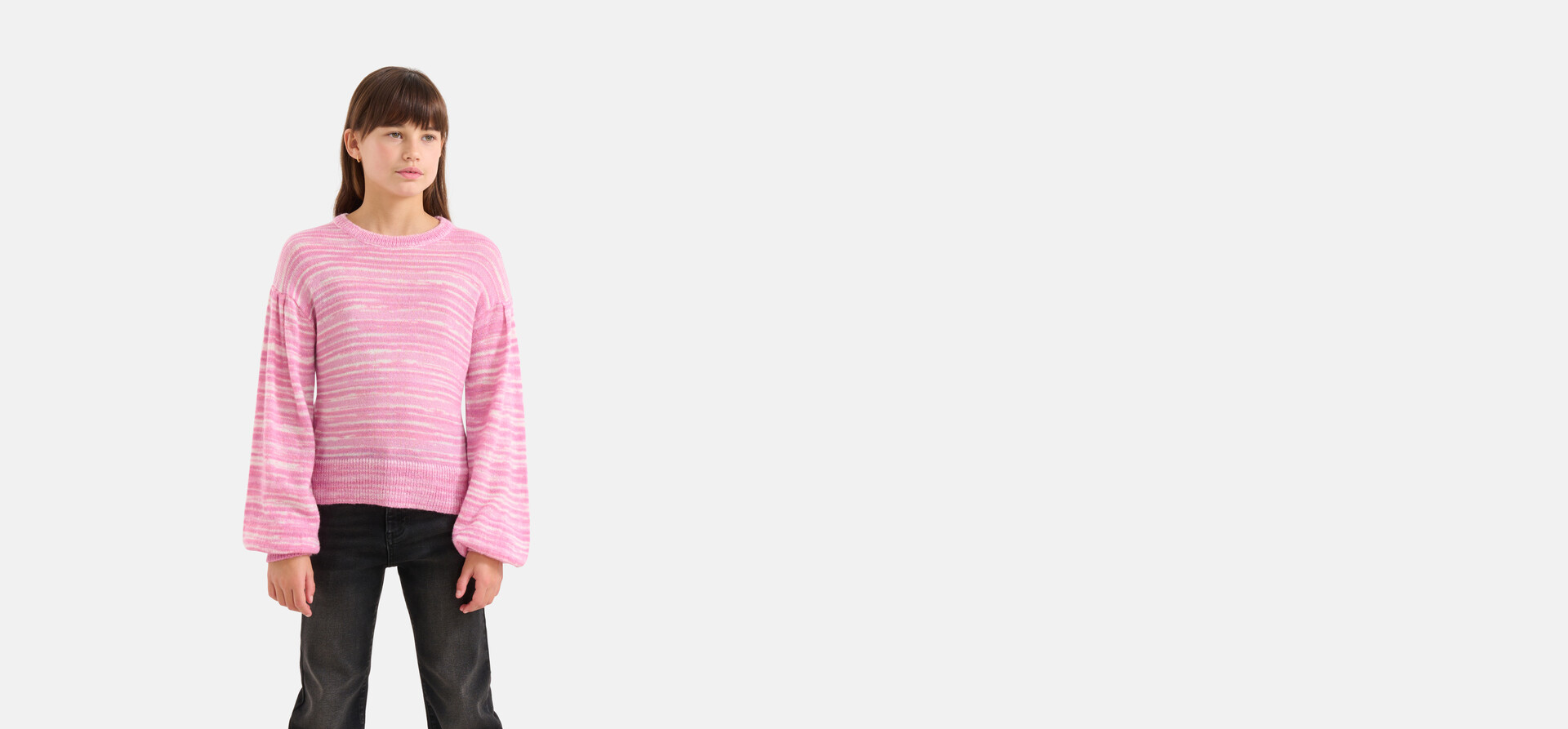 Flared Denim Jeans Zwart SHOEBY GIRLS