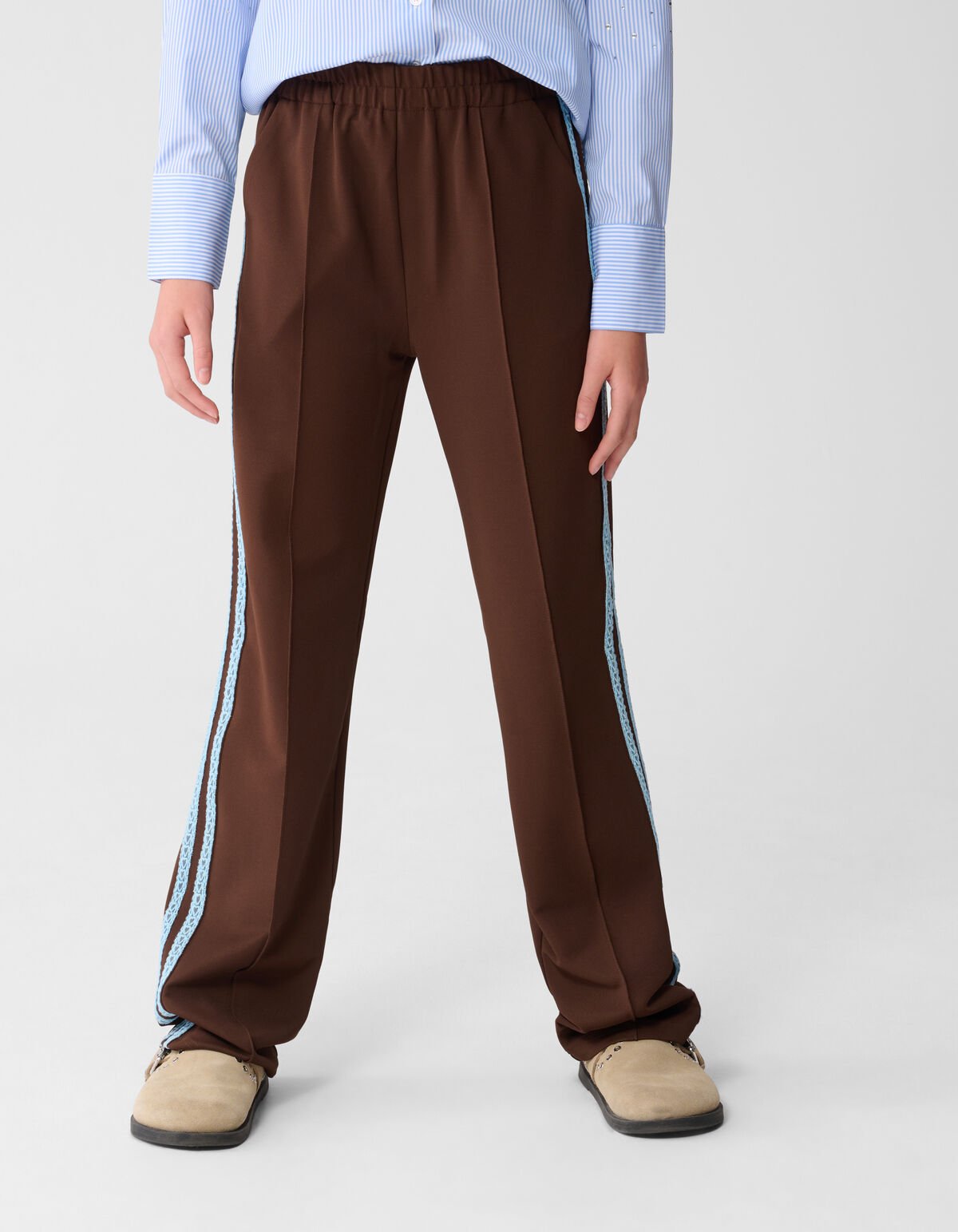 Sportliche, weite Hose, braun SHOEBY GIRLS