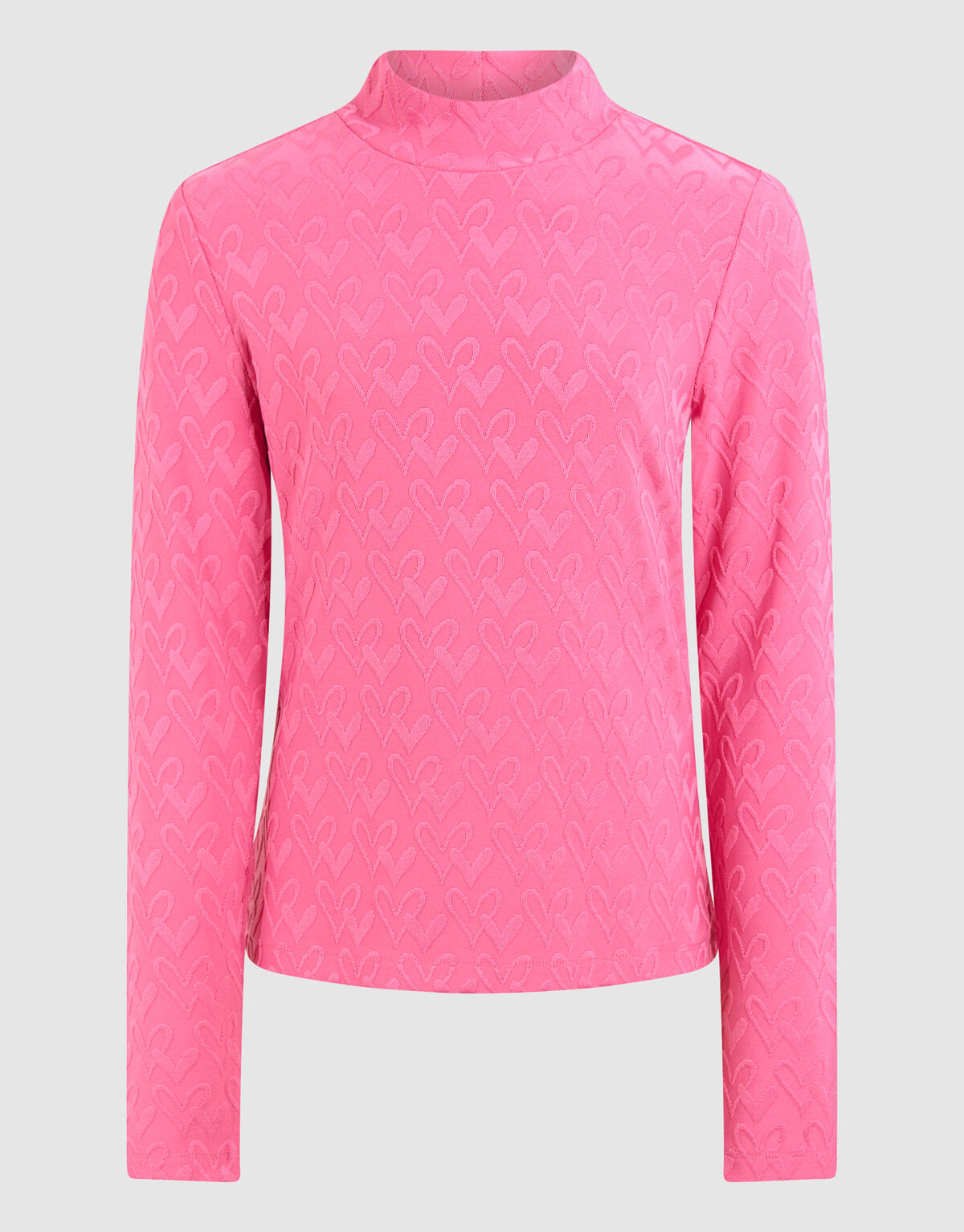 All-Over Herz Jersey Top Rosa SHOEBY GIRLS