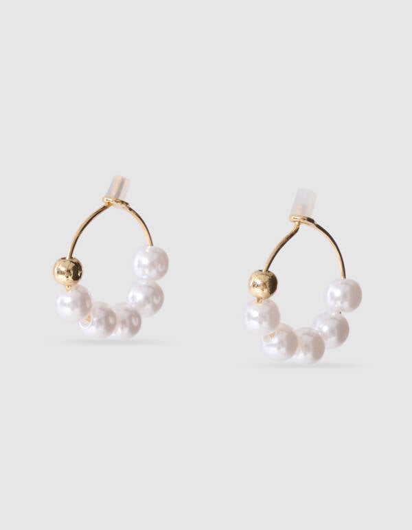 Perlenohrringe aus Gold SHOEBY ACCESSOIRES