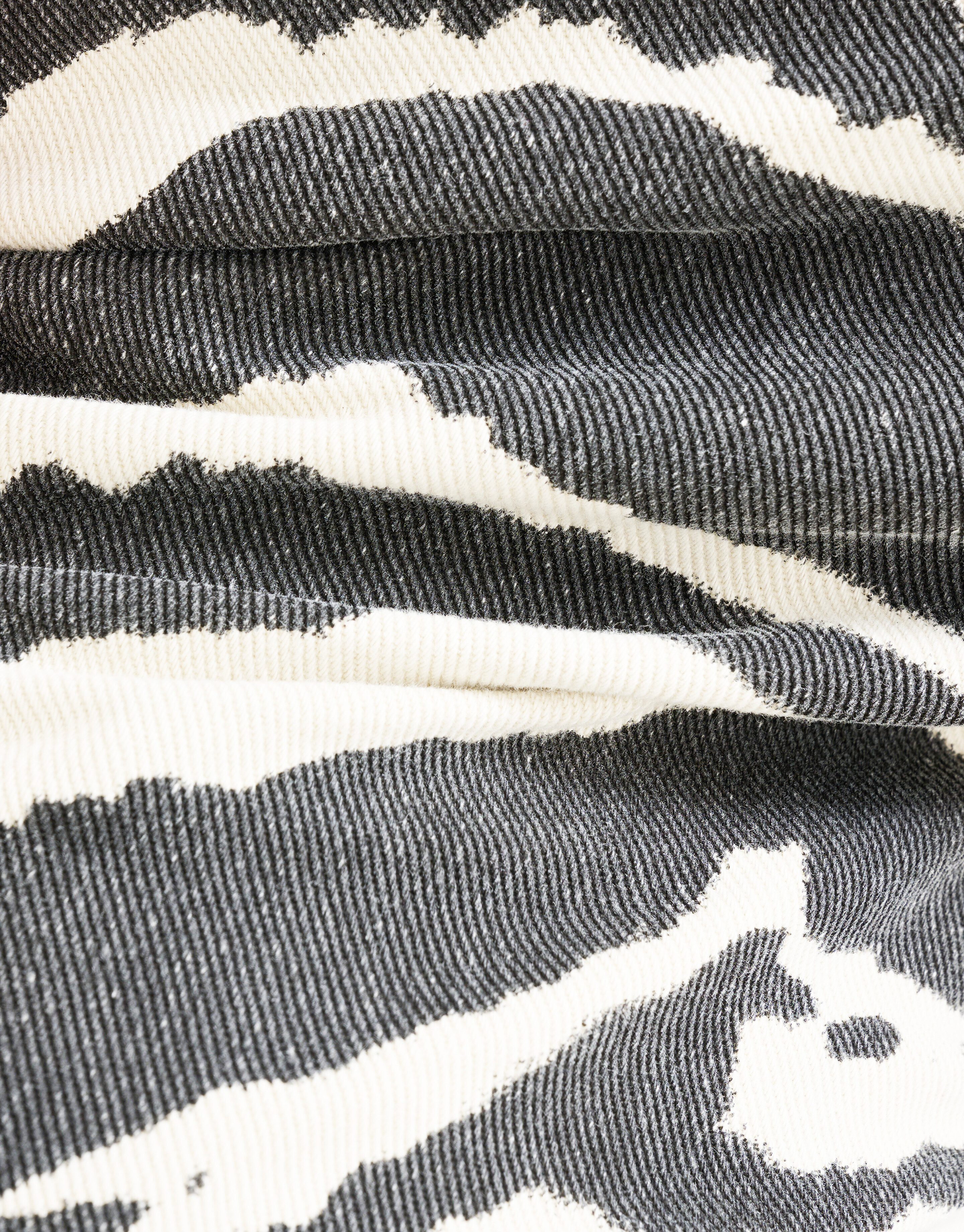 Zebra Print Denim Jeans Schwarz L33 SHOEBY WOMEN