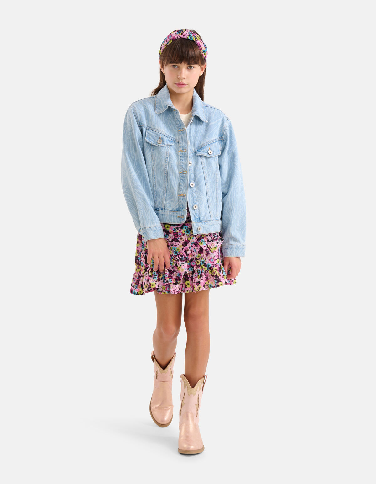 Printed Rok Roze SHOEBY GIRLS