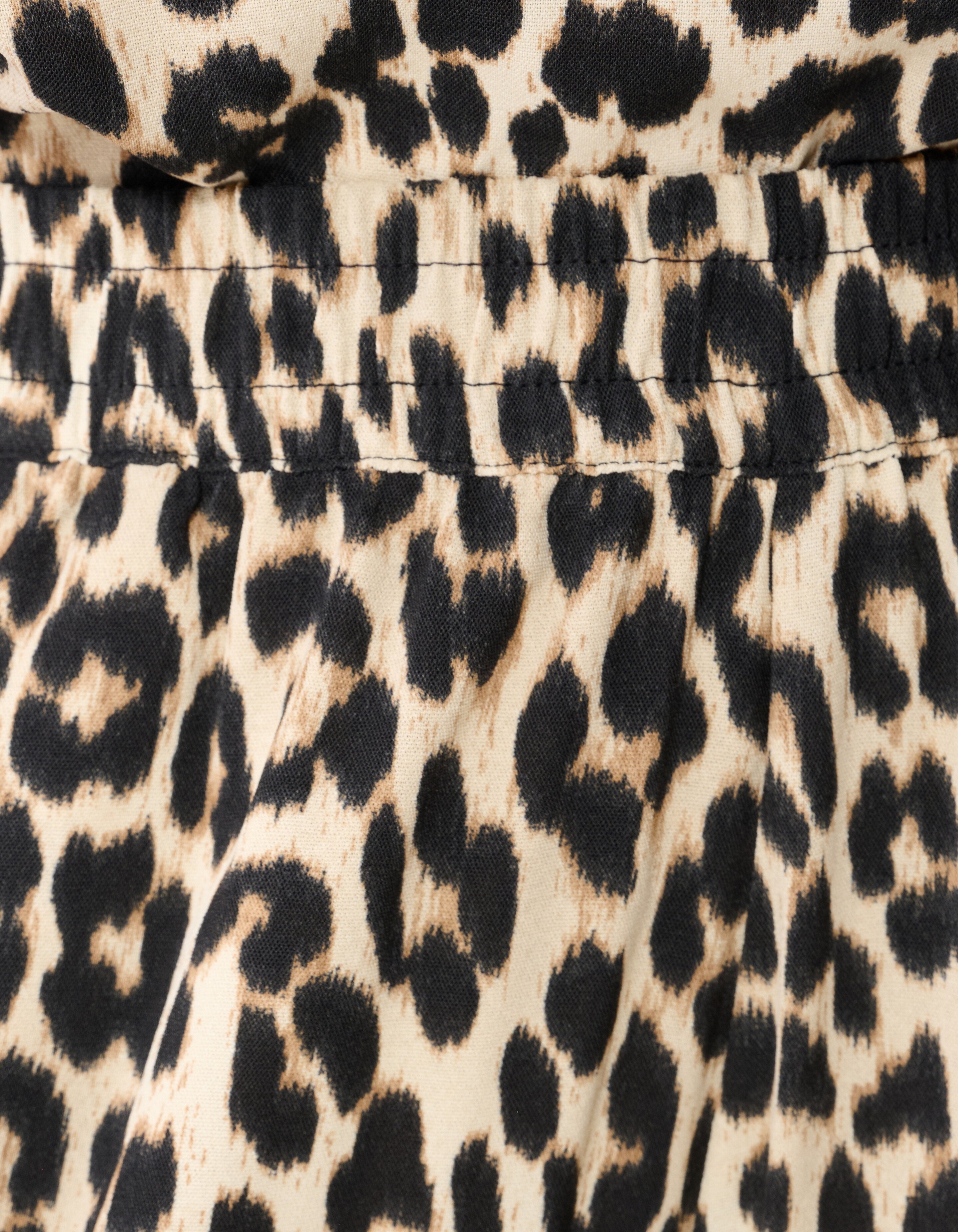Leopard Twist Weitbein-Hose Braun SHOEBY WOMEN