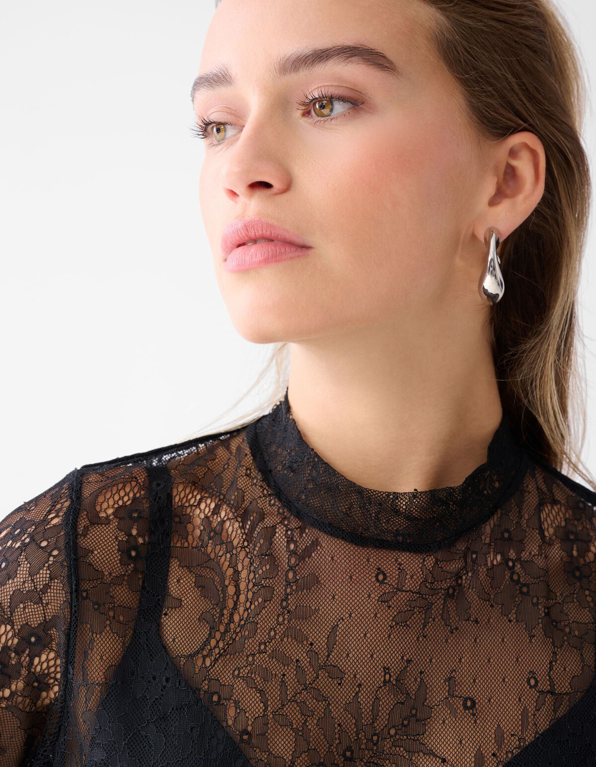 Spitzentop Schwarz von Monica SHOEBY WOMEN