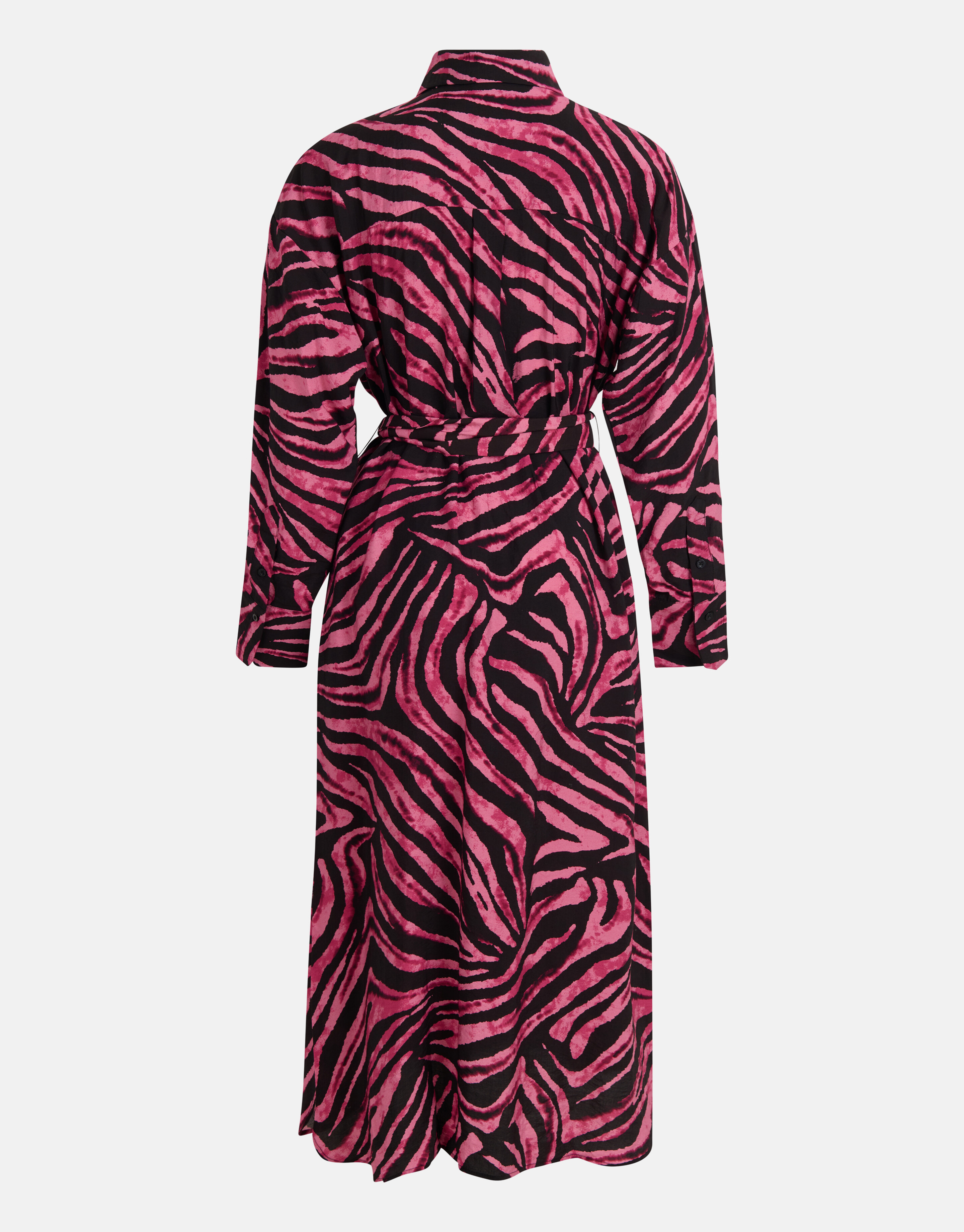 Maxikleid mit Zebramuster Rosa SHOEBY WOMEN