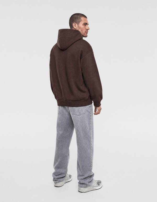 Interlock-Hoodie Dunkelbraun SHOEBY MEN