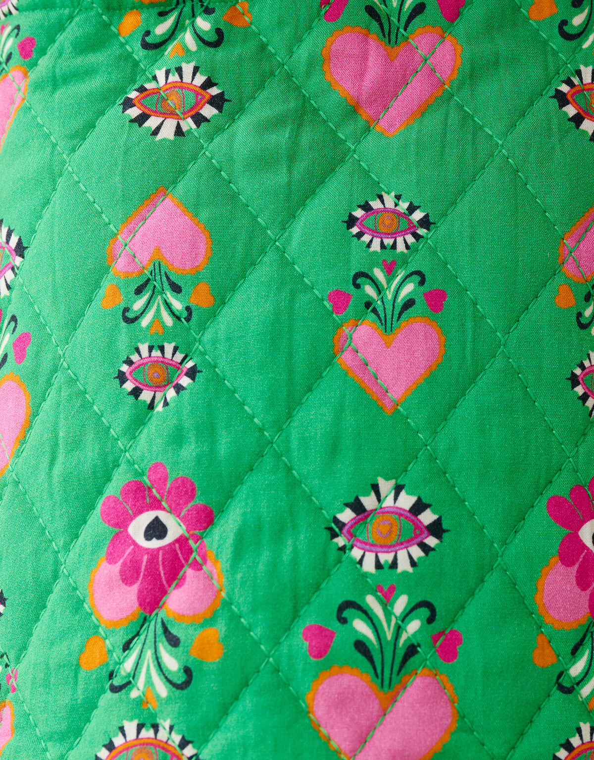 Gesteppter Minirock Gr&uuml;n SHOEBY GIRLS