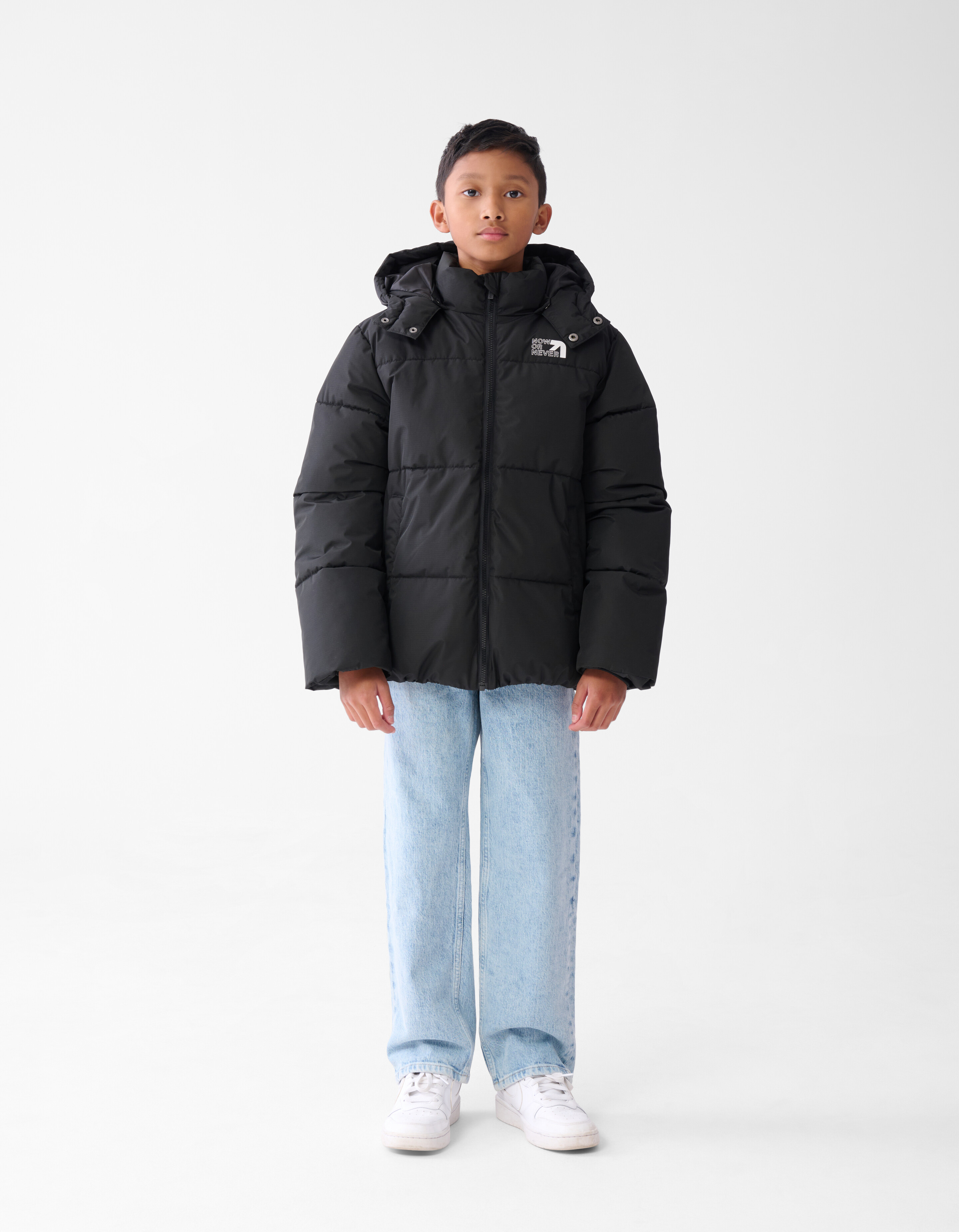 Pufferjacke Schwarz SHOEBY BOYS