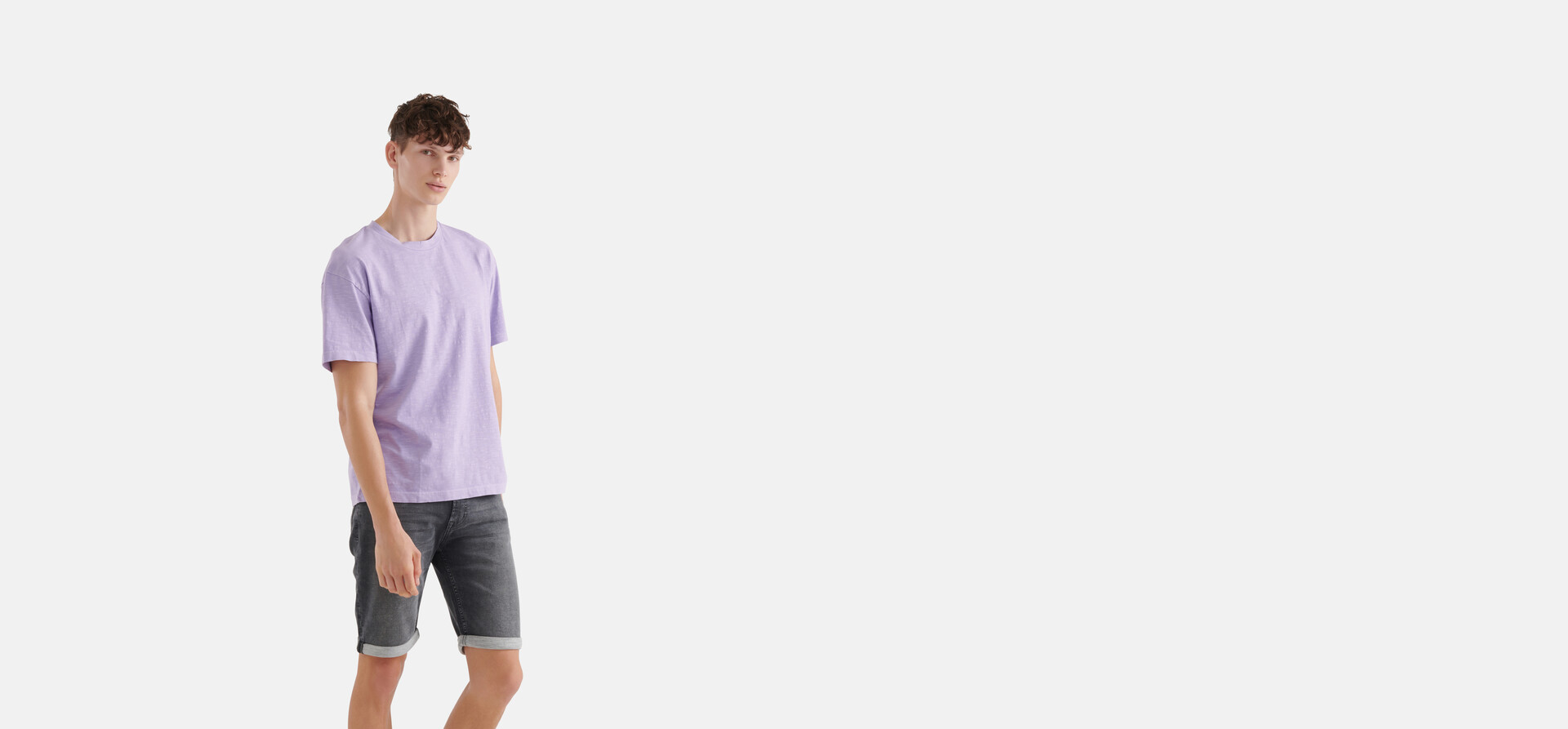 Jersey T-Shirt Hellviolett SHOEBY MEN