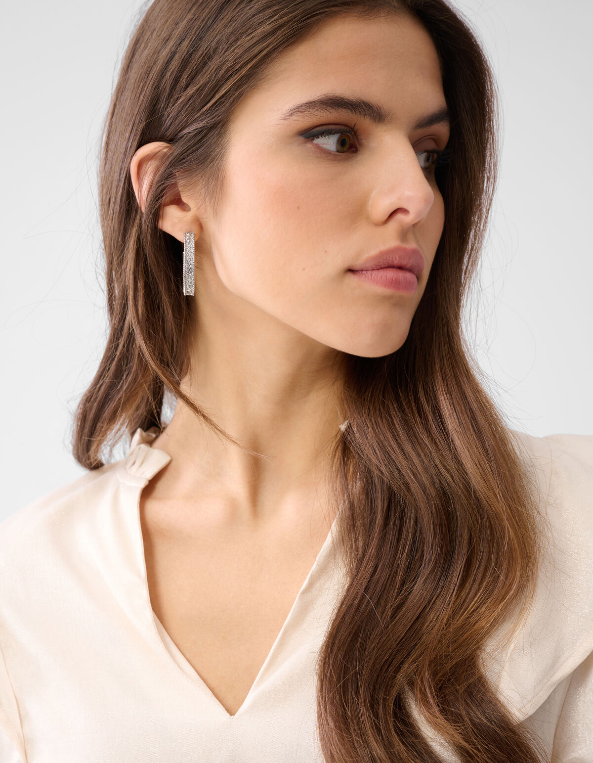 Shine Rüschenbluse Off White SHOEBY WOMEN
