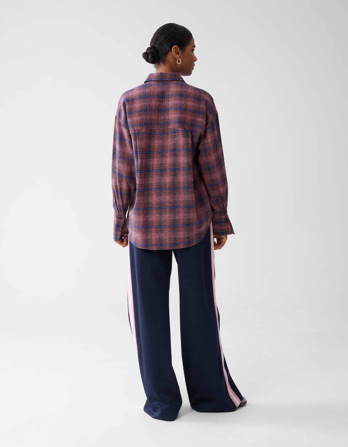 Karierte Bluse Rosa SHOEBY WOMEN