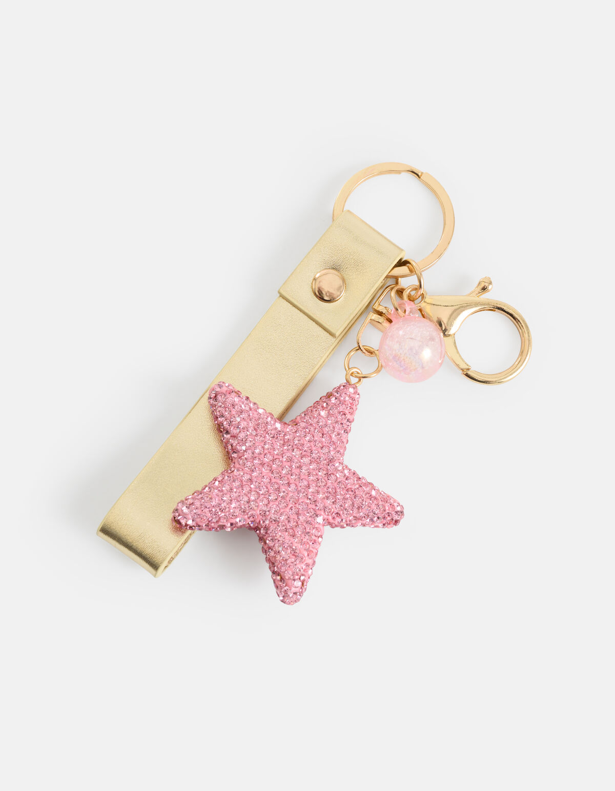 Stras Star Schlüsselanhänger Pink SHOEBY ACCESSOIRES