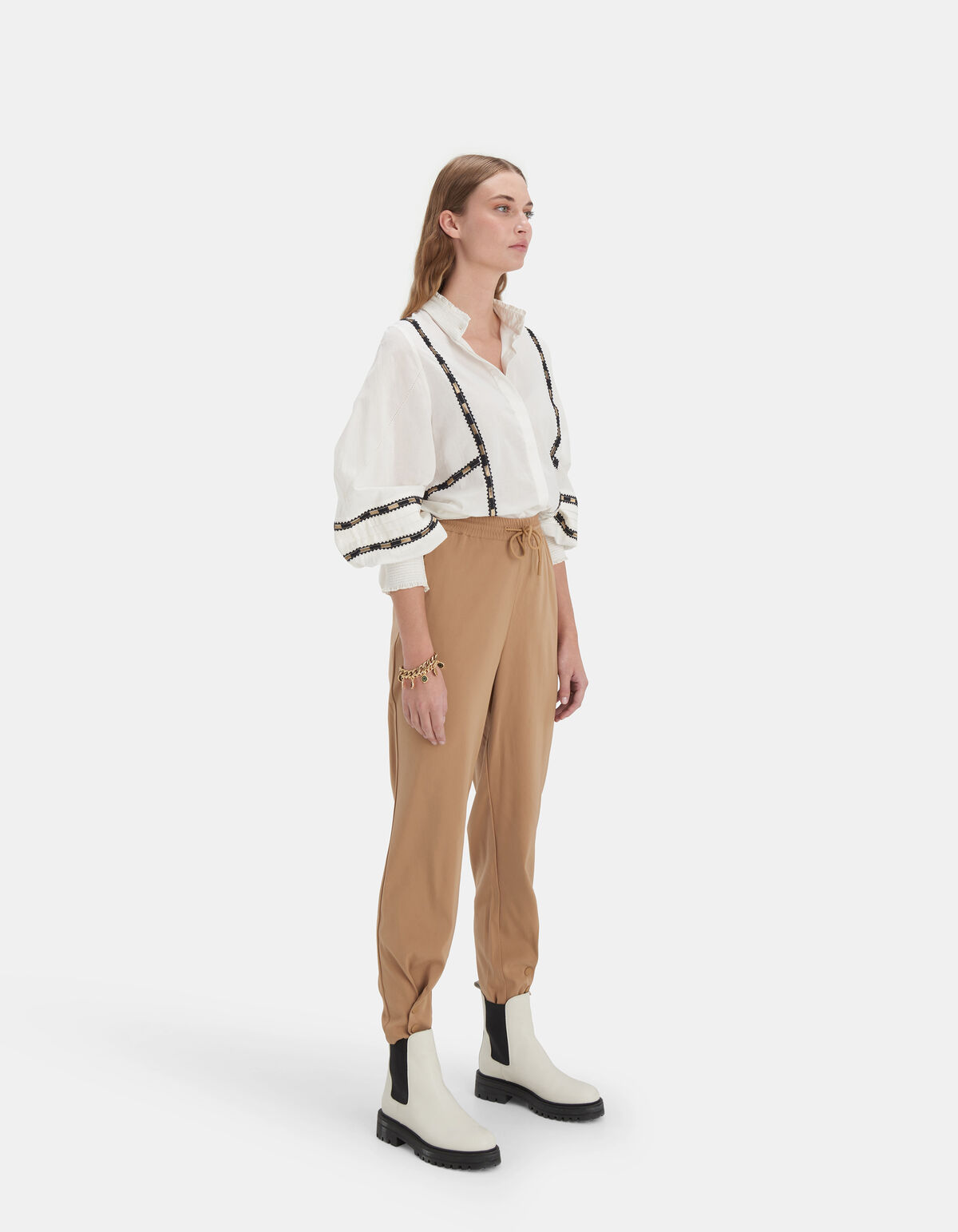 Goldene Bluse von Mieke EKSEPT