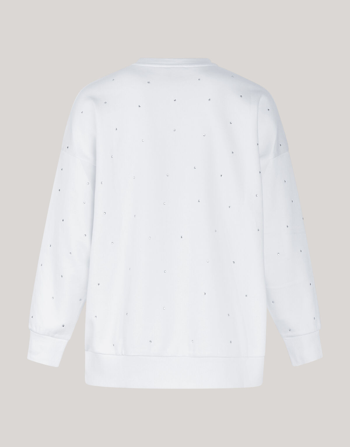 Allover-Strass-Pullover Off White SHOEBY WOMEN
